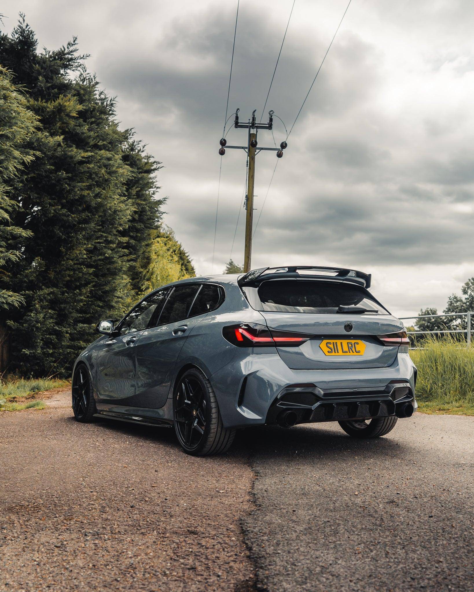 BMW 1 Series, M135i F40 & F70 Gloss Black Performance Rear Wing Spoiler by FORM (2019+) FORM Industries
