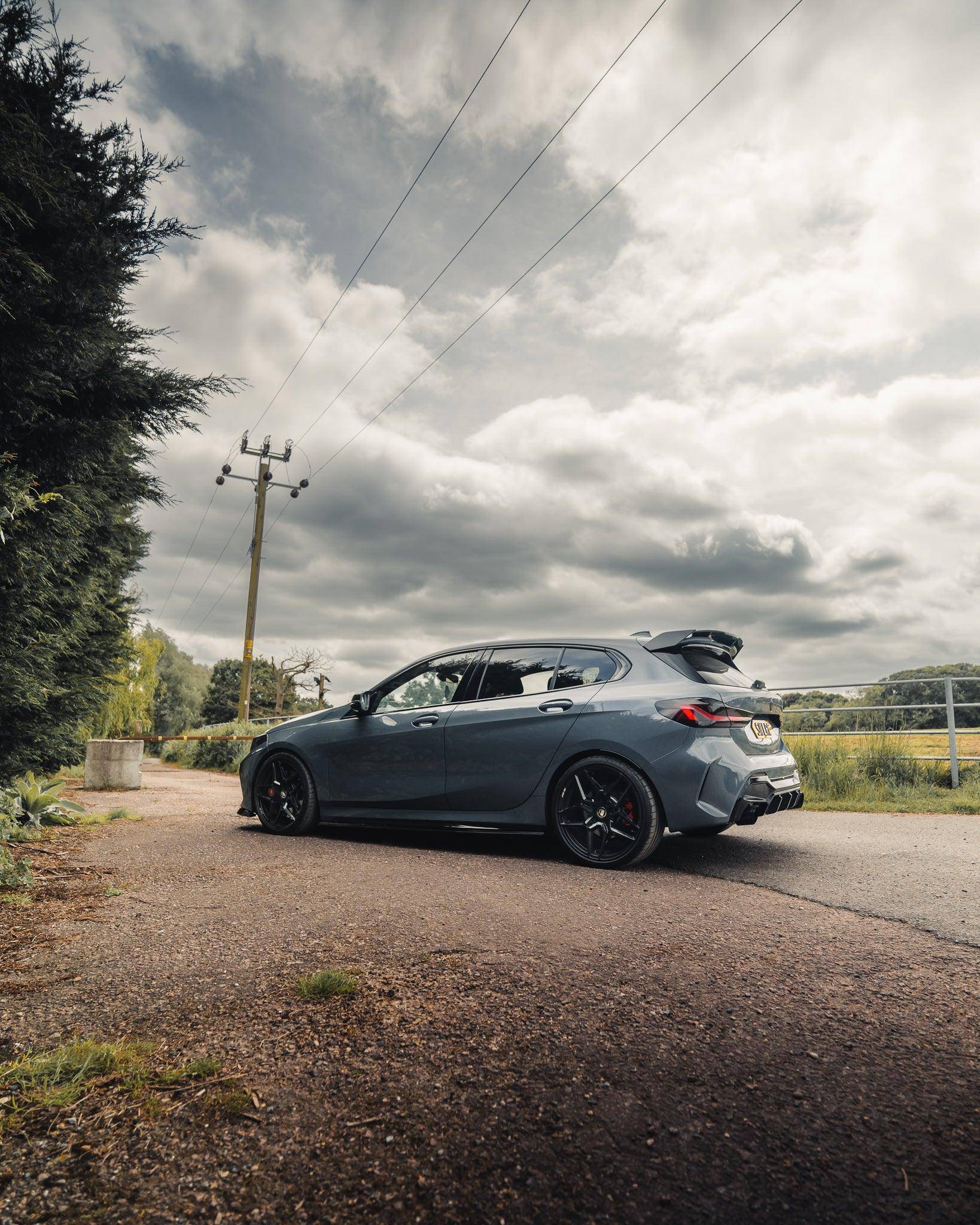 BMW 1 Series, M135i F40 & F70 Gloss Black Performance Rear Wing Spoiler by FORM (2019+) FORM Industries