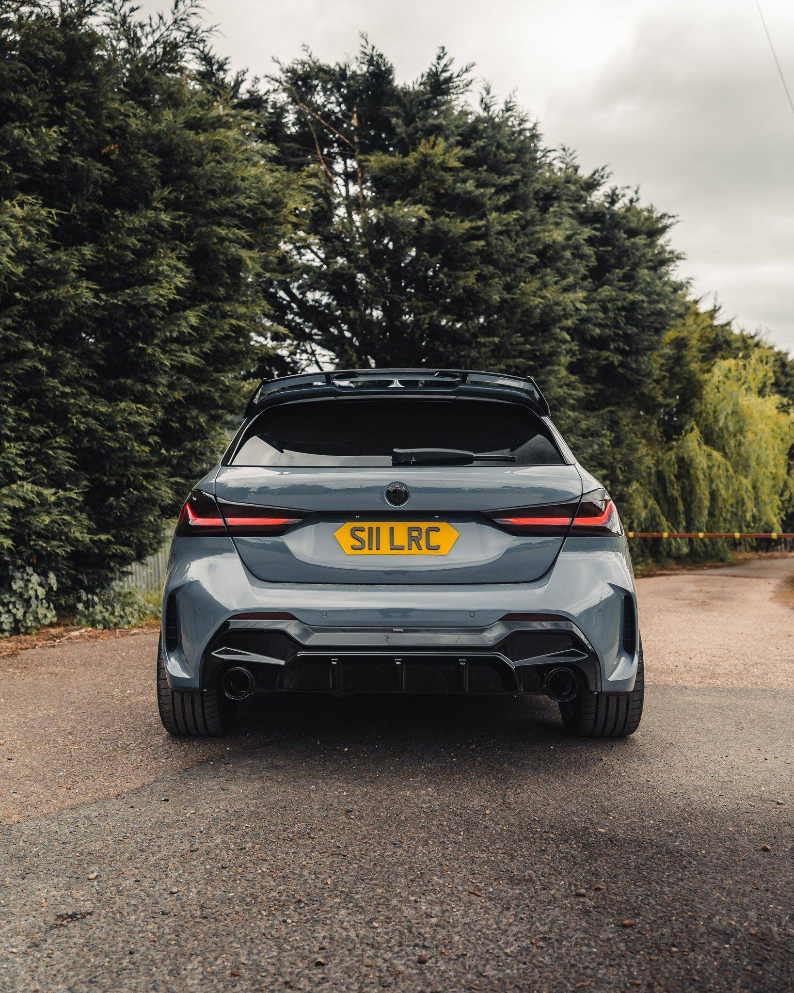 BMW 1 Series, M135i F40 & F70 Gloss Black Performance Rear Wing Spoiler by FORM (2019+) FORM Industries