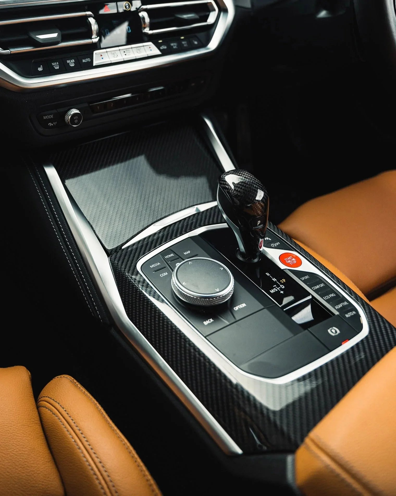 BMW 1 Series F40, 2 Series G42, 3 Series G20 & 4 Series G22 Bright Red Start Engine Stop Button FORM Industries