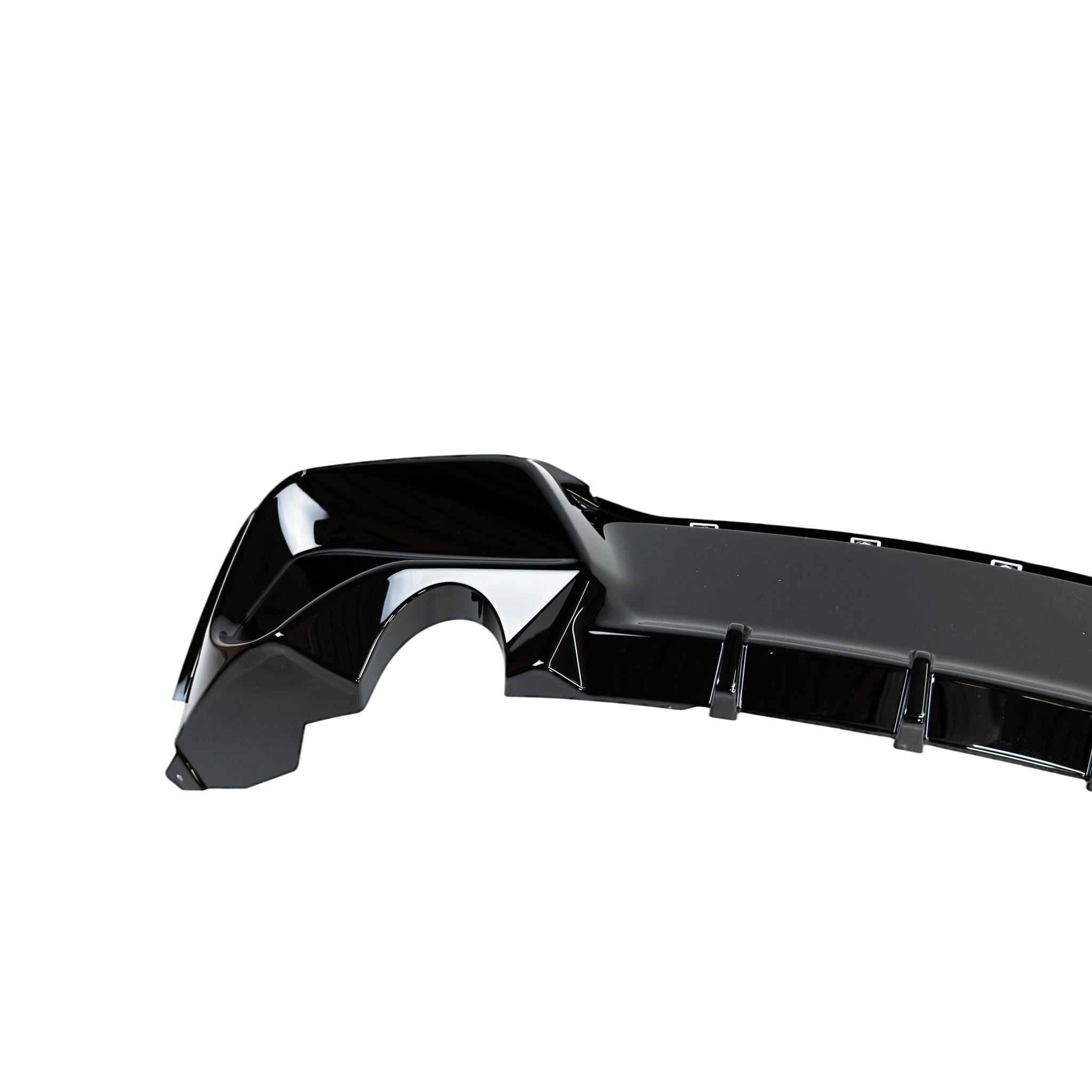 BMW 1 Series & M135i F20 F21 Pre-LCI EVO-1 Gloss Black Rear Diffuser by ZAERO (2011-2015)