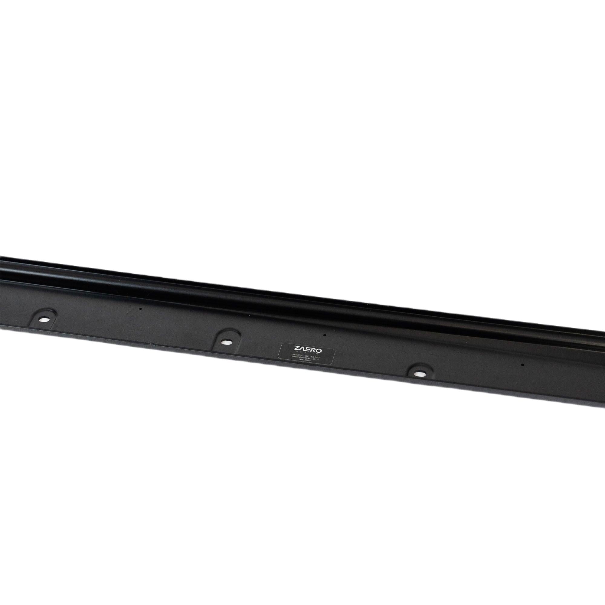 BMW 1 Series & M135i F40 EVO-1 Gloss Black Side Skirts by ZAERO (2019-2024)