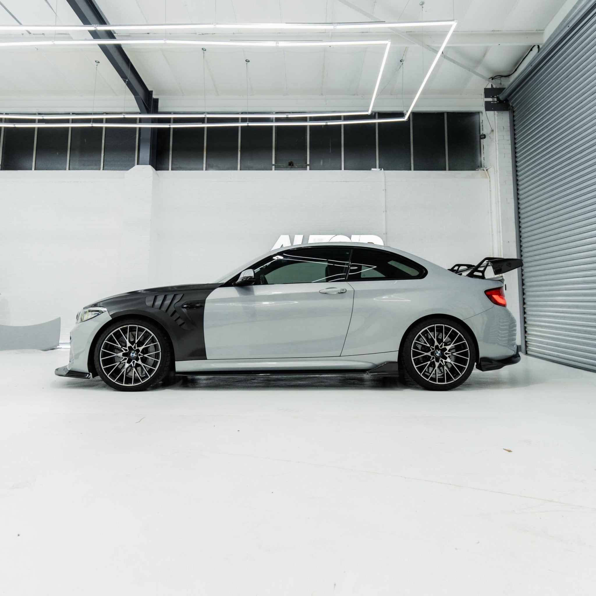BMW 2 Series F22 & M2 F87 Pre-Preg Carbon Fibre Swan Neck AT-R1 Rear Wing by Adro (2014-2021)