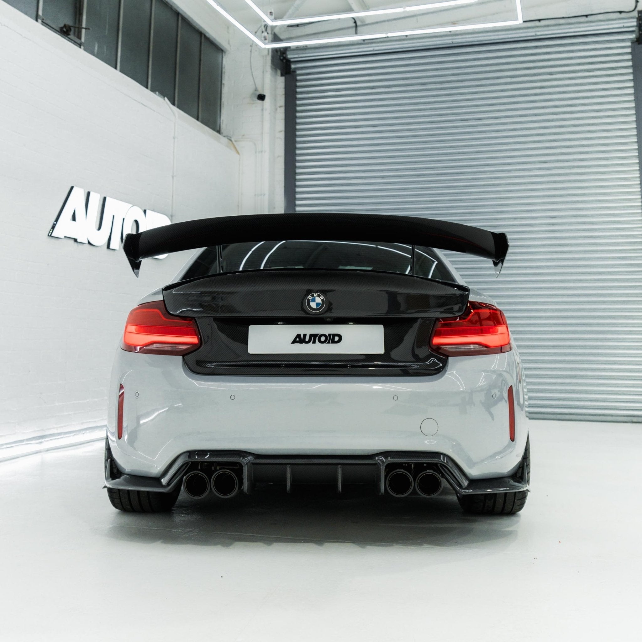 BMW 2 Series F22 & M2 F87 Pre-Preg Carbon Fibre Swan Neck AT-R1 Rear Wing by Adro (2014-2021)
