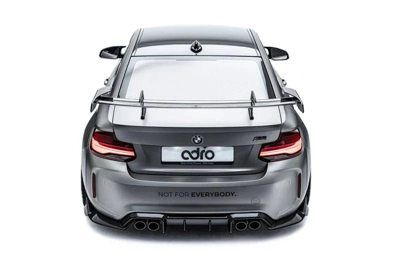 BMW 2 Series F22 & M2 F87 Pre-Preg Carbon Fibre Swan Neck AT-R1 Rear Wing by Adro (2014-2021)