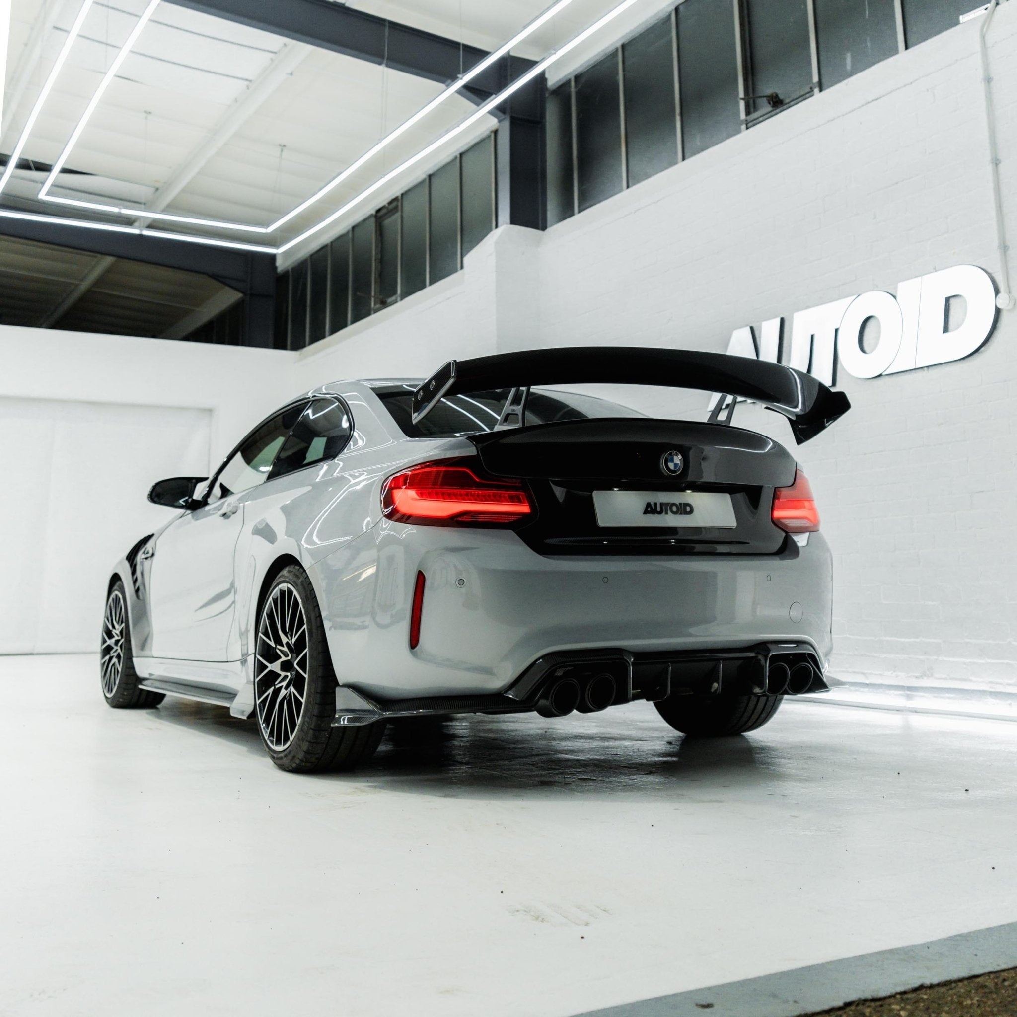 BMW 2 Series F22 & M2 F87 Pre-Preg Carbon Fibre Swan Neck AT-R1 Rear Wing by Adro (2014-2021)