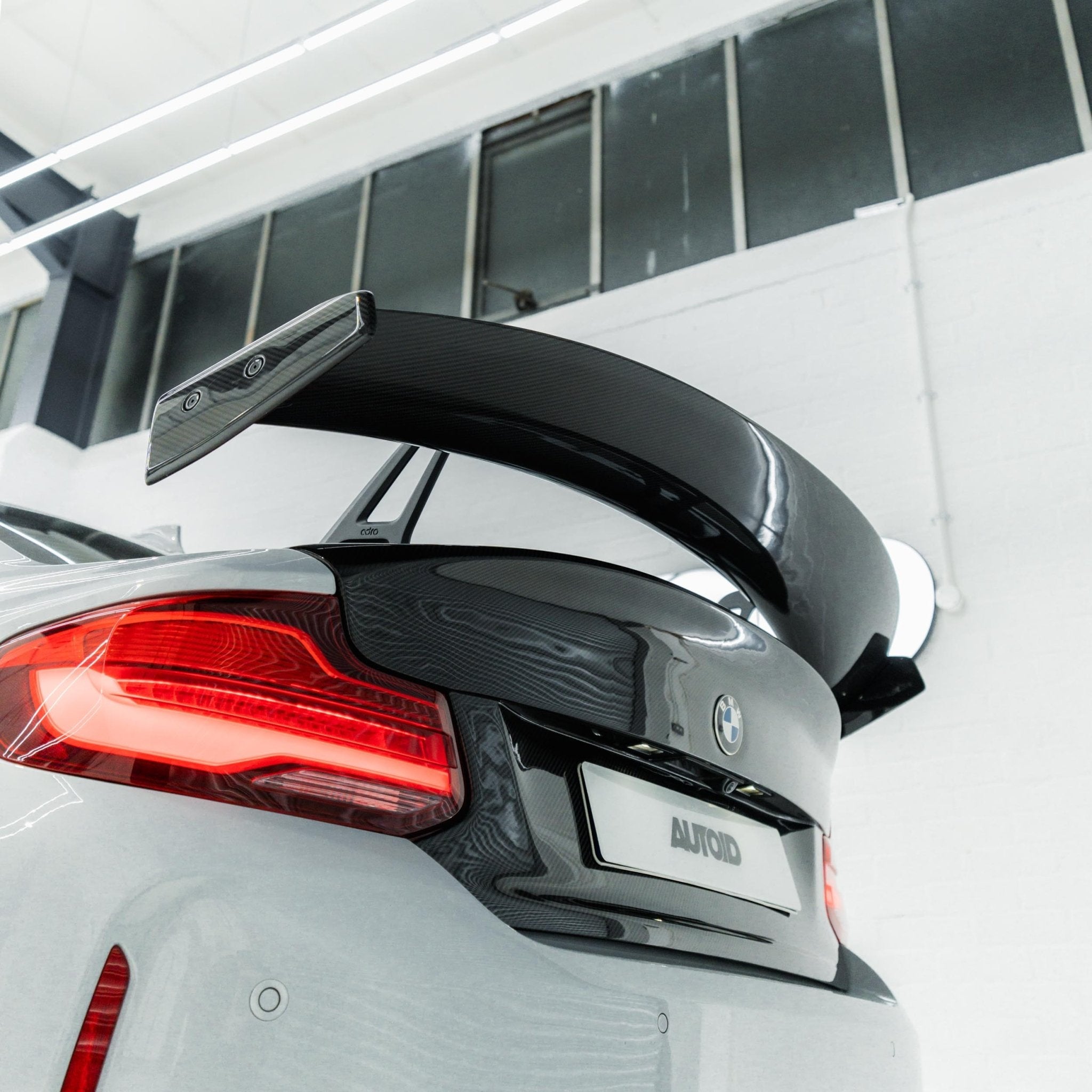 BMW 2 Series F22 & M2 F87 Pre-Preg Carbon Fibre Swan Neck AT-R1 Rear Wing by Adro (2014-2021)