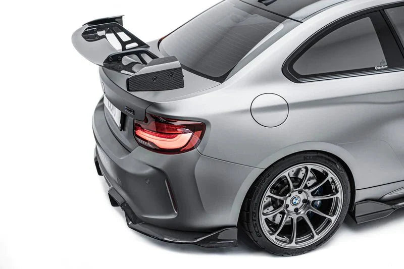 BMW 2 Series F22 & M2 F87 Pre-Preg Carbon Fibre Swan Neck AT-R1 Rear Wing by Adro (2014-2021)