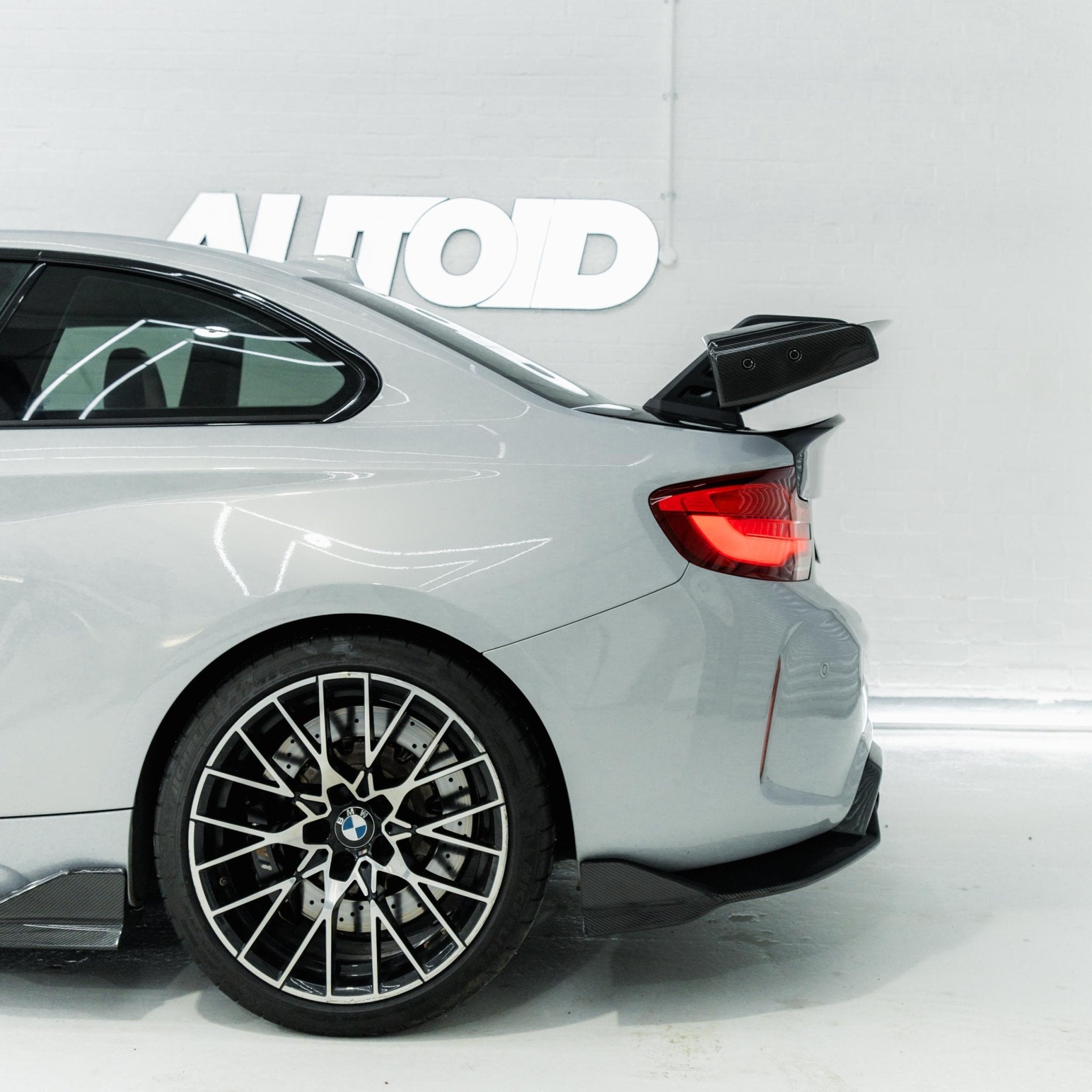 BMW 2 Series F22 & M2 F87 Pre-Preg Carbon Fibre Swan Neck AT-R1 Rear Wing by Adro (2014-2021)