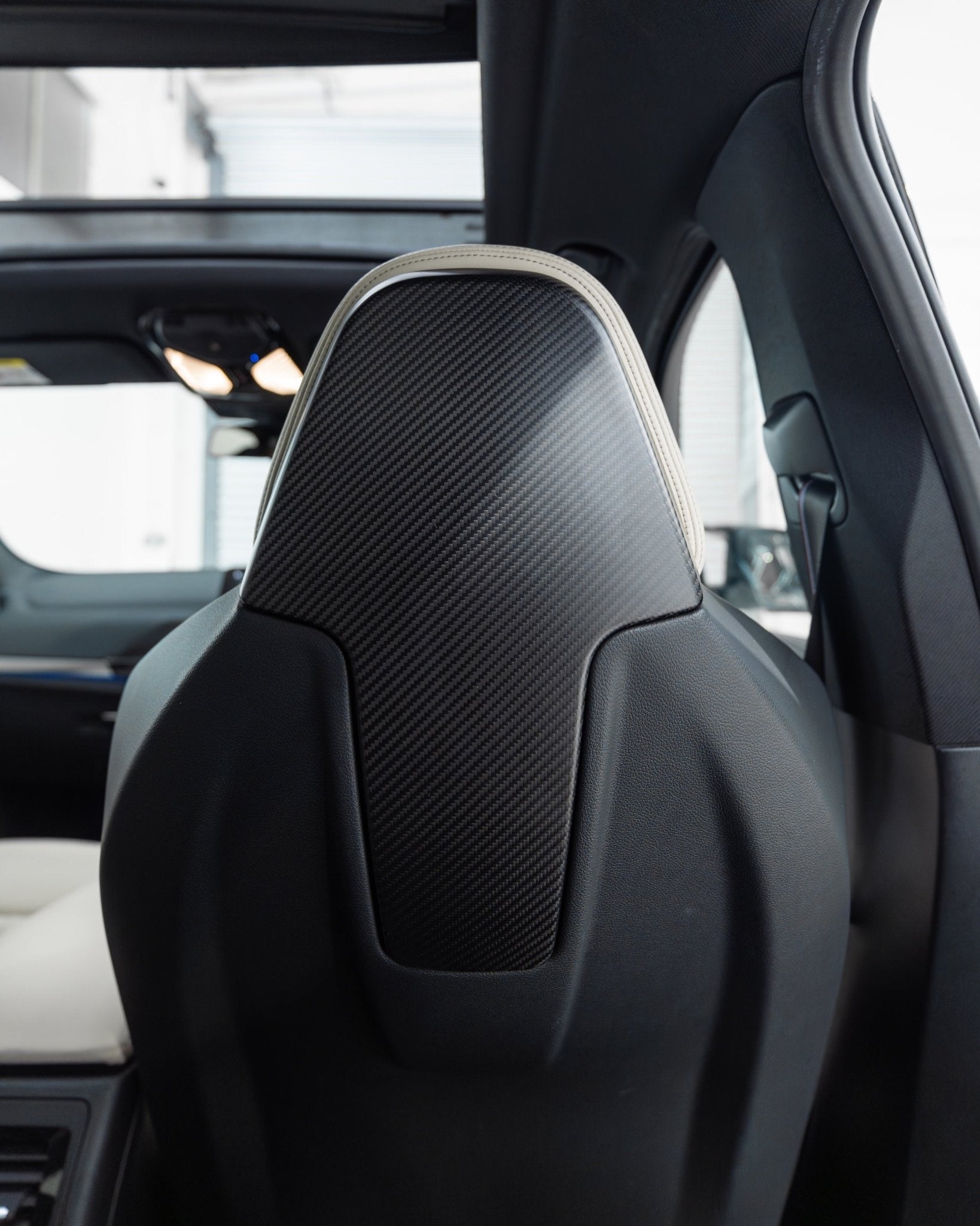 BMW 2 Series G42, M3 G80, M4 G82, M2 G87 Pre-Preg Matte Carbon Fibre Seat Back Covers by FORM (2018+) FORM Industries