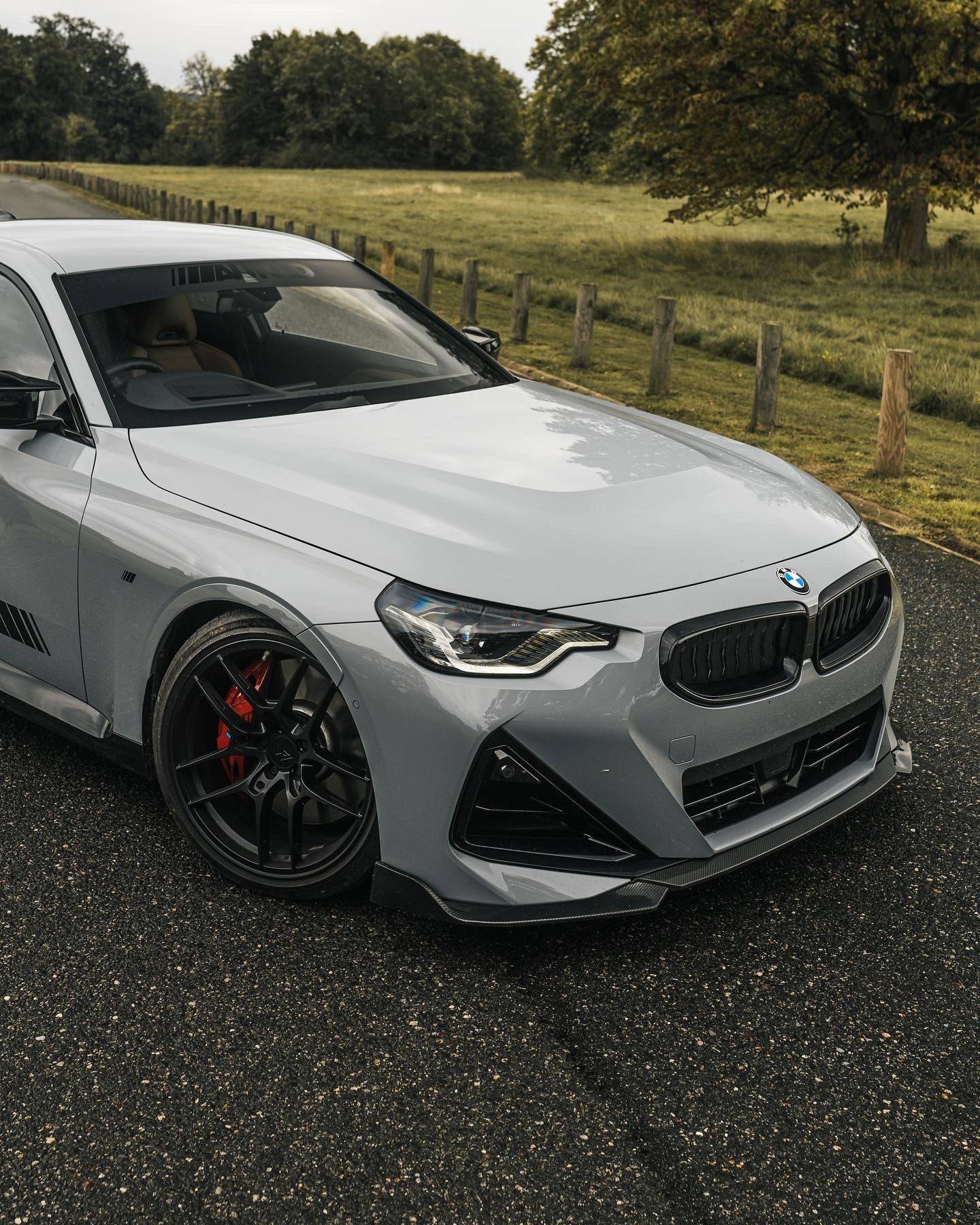 BMW 2 Series M Sport & M240i G42 FO-1 Carbon Fibre Front Splitter by FORM (2021+) FORM Industries