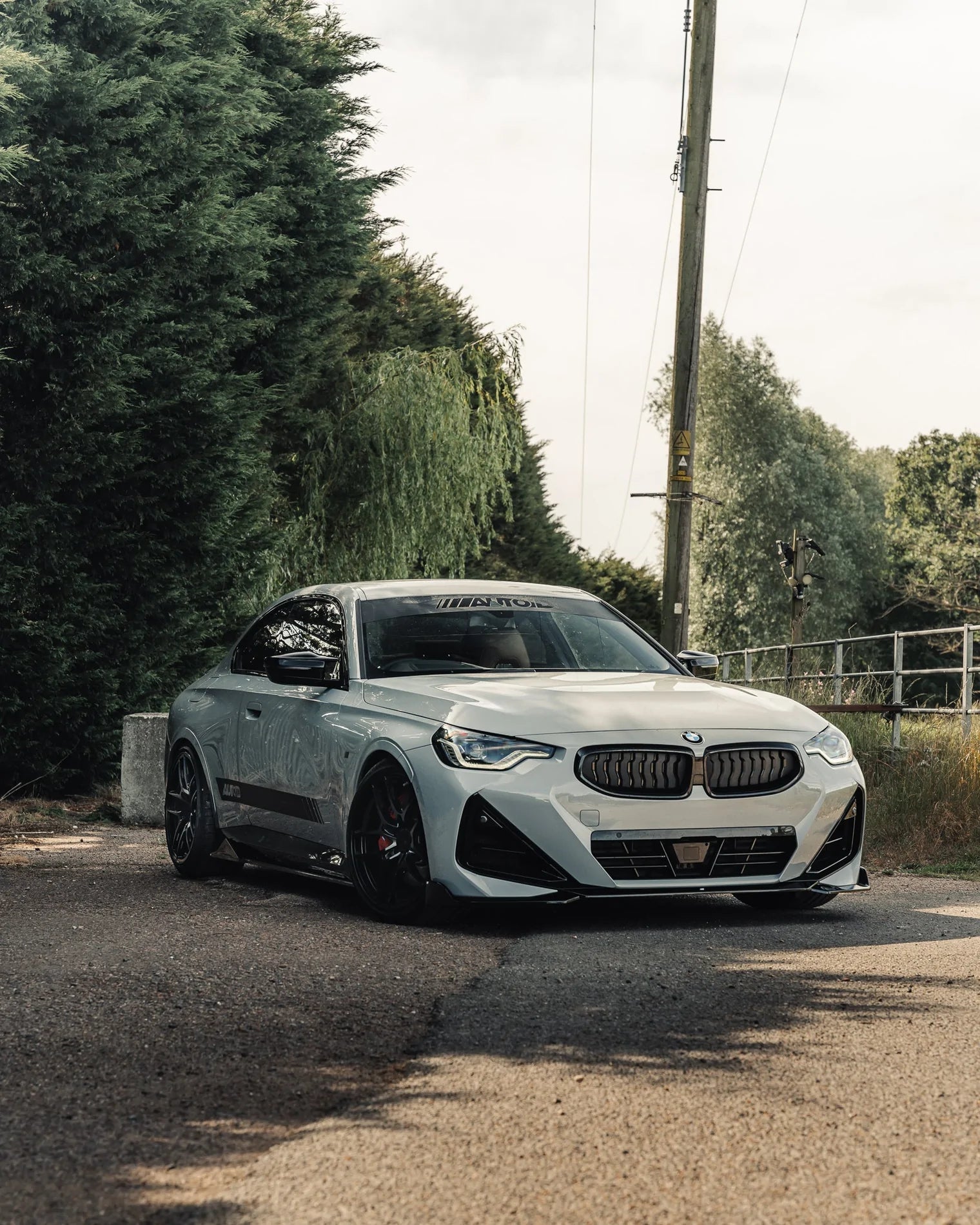 BMW 2 Series M Sport & M240i G42 Gloss Black Kit Front Splitter & Side Skirt Pack by FORM (2021+) FORM Industries