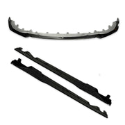 BMW 2 Series M Sport & M240i G42 Gloss Black Kit Front Splitter & Side Skirt Pack by FORM (2021+) FORM Industries