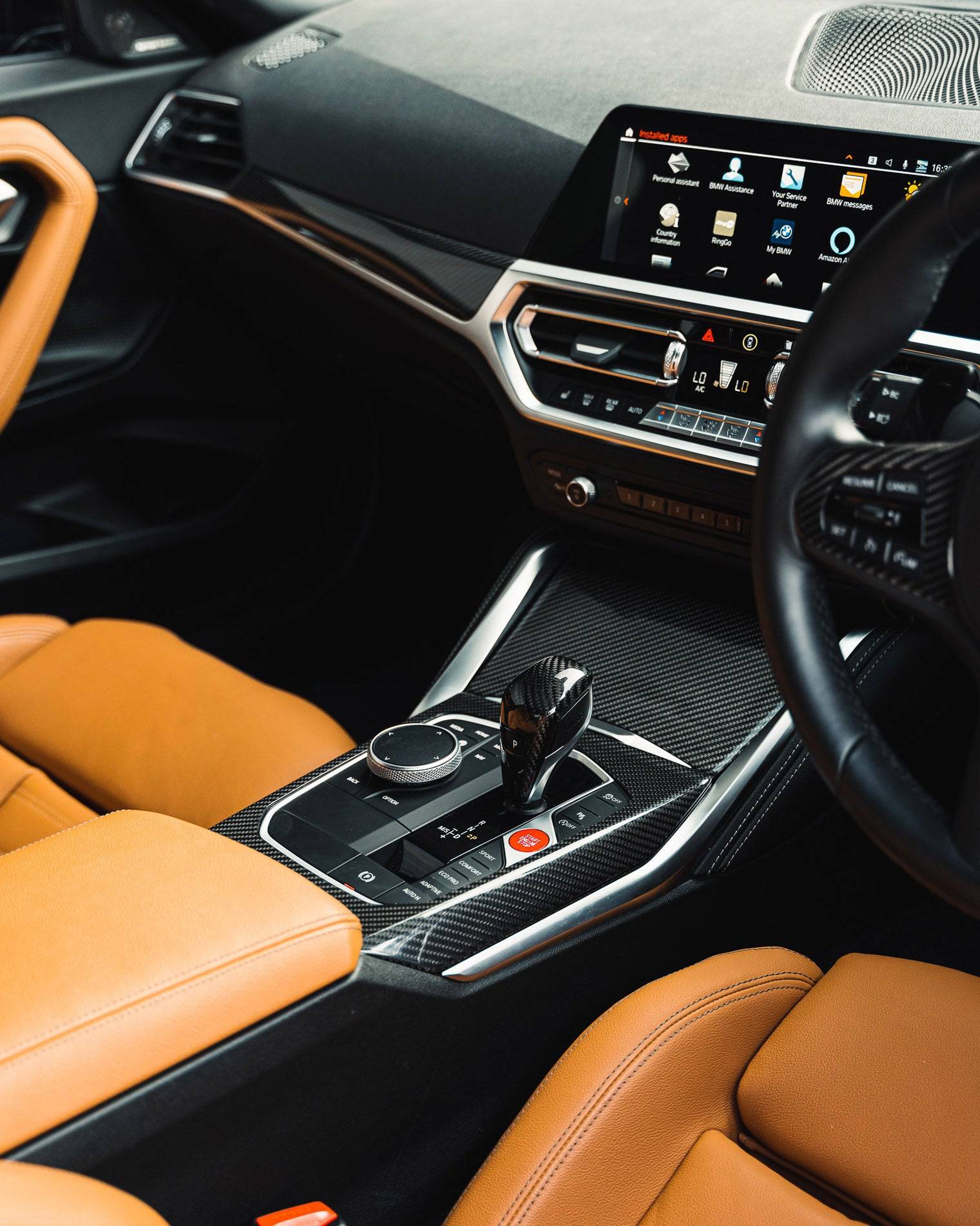 BMW 2 Series & M240i G42 & 3 Series G20 iDrive 7 Pre-Preg Carbon Fibre Dashboard Trim by FORM (2021-2022) FORM Industries