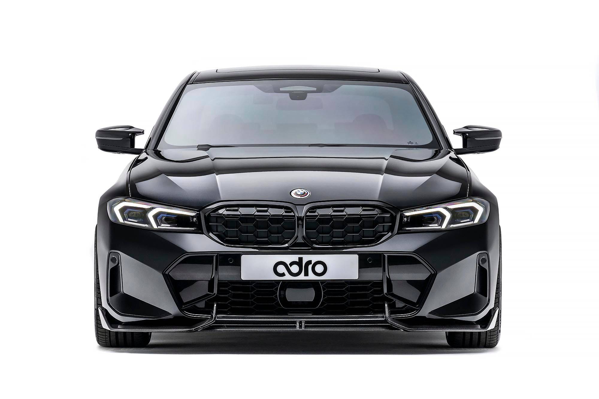 BMW 3 Series M340i G20 G21 LCI Carbon Fibre Front Splitter by Adro (2022+)