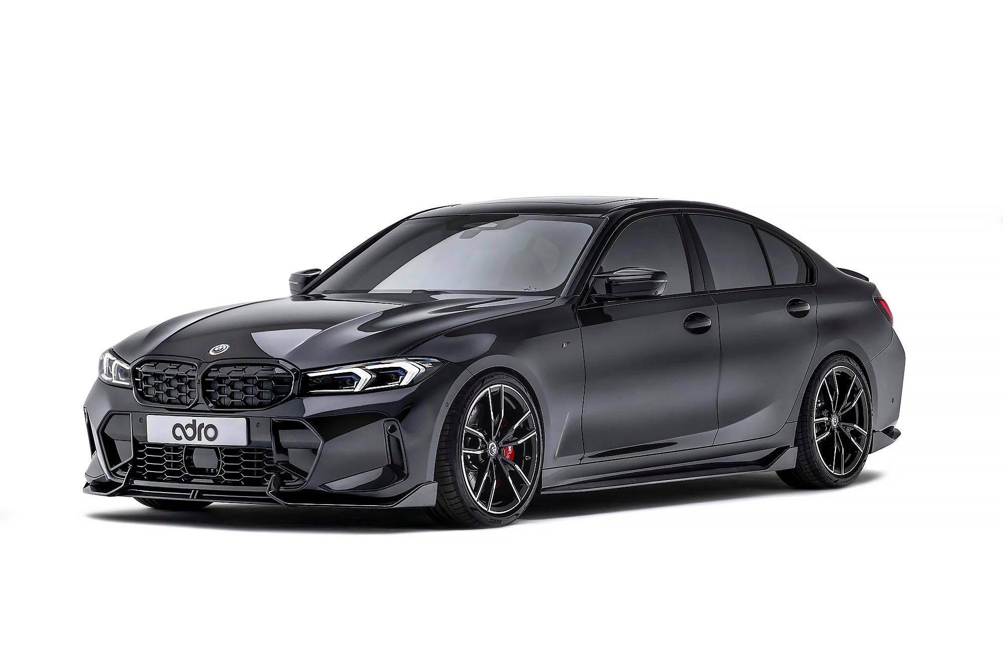 BMW 3 Series M340i G20 G21 LCI Carbon Fibre Front Splitter by Adro (2022+)