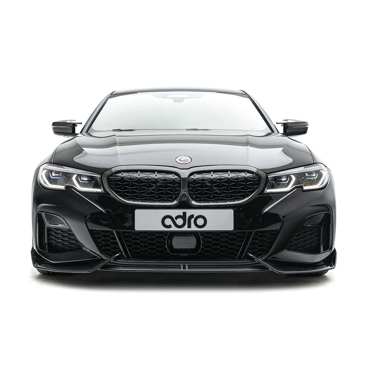 BMW 3 Series M340i G20 G21 (Pre-LCI) Carbon Fibre Front Splitter by Adro (2018-2022)