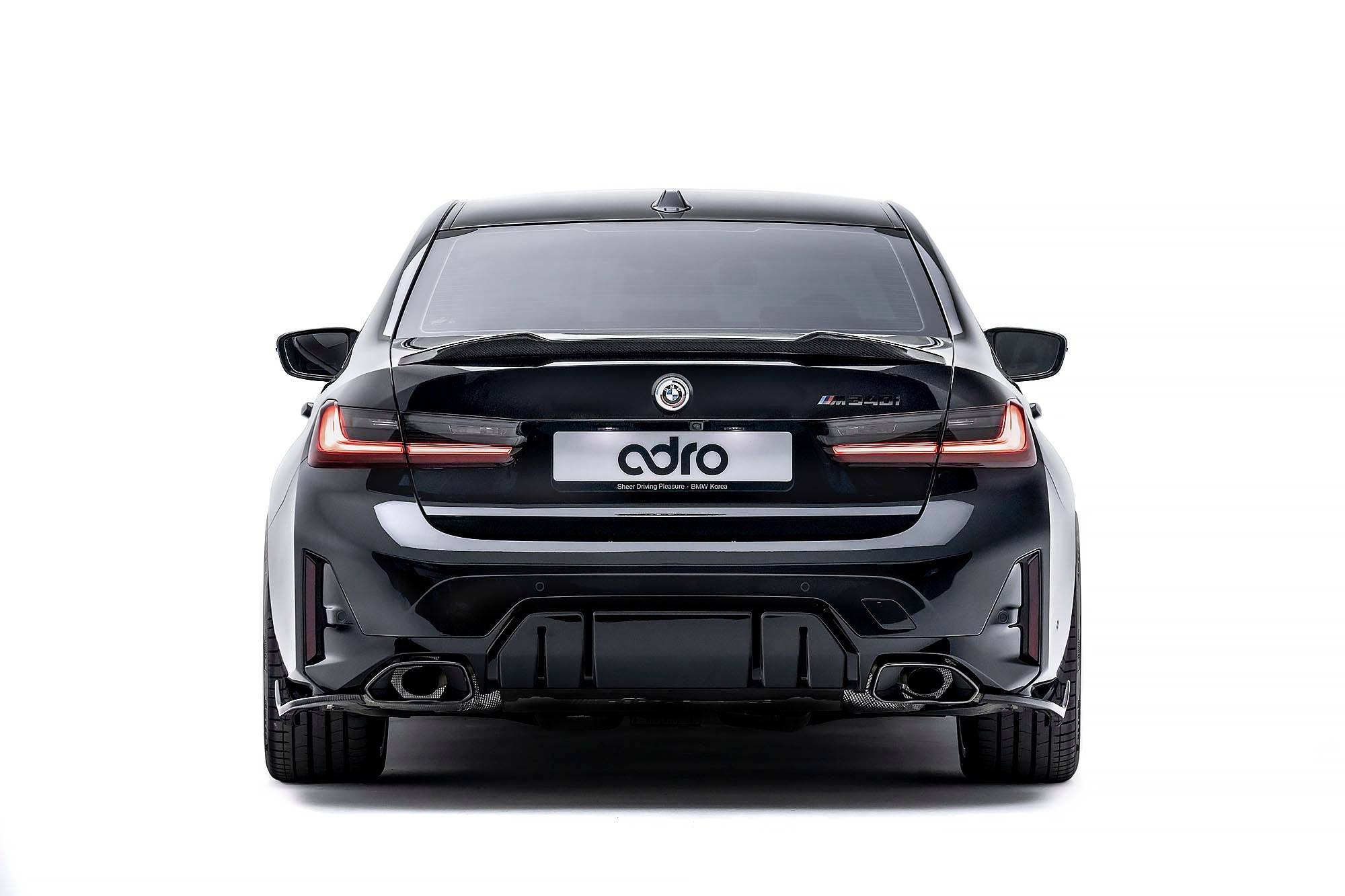 BMW 3 Series M340i G20 LCI Carbon Fibre Rear Winglets by Adro (2022+)