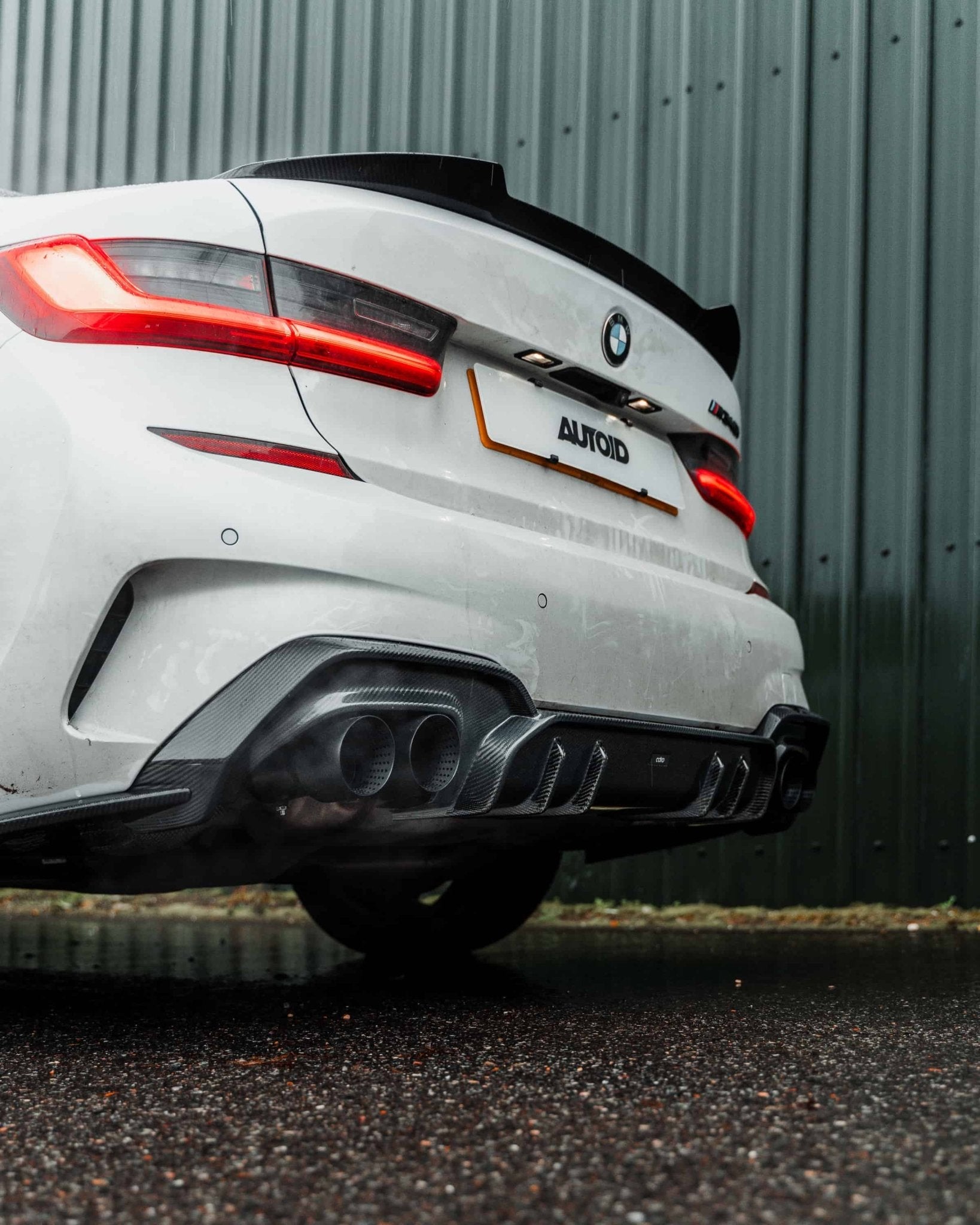 BMW 3 Series M340i G20 (Pre-LCI) Carbon Fibre Rear Diffuser by Adro (2018-2022)