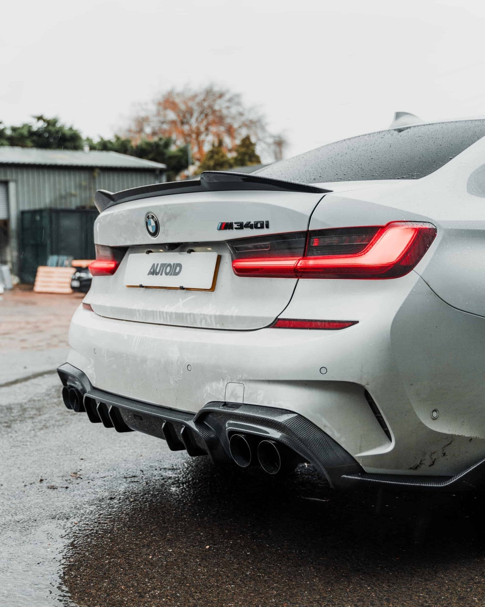 BMW 3 Series M340i G20 (Pre-LCI) Carbon Fibre Rear Diffuser by Adro (2018-2022)