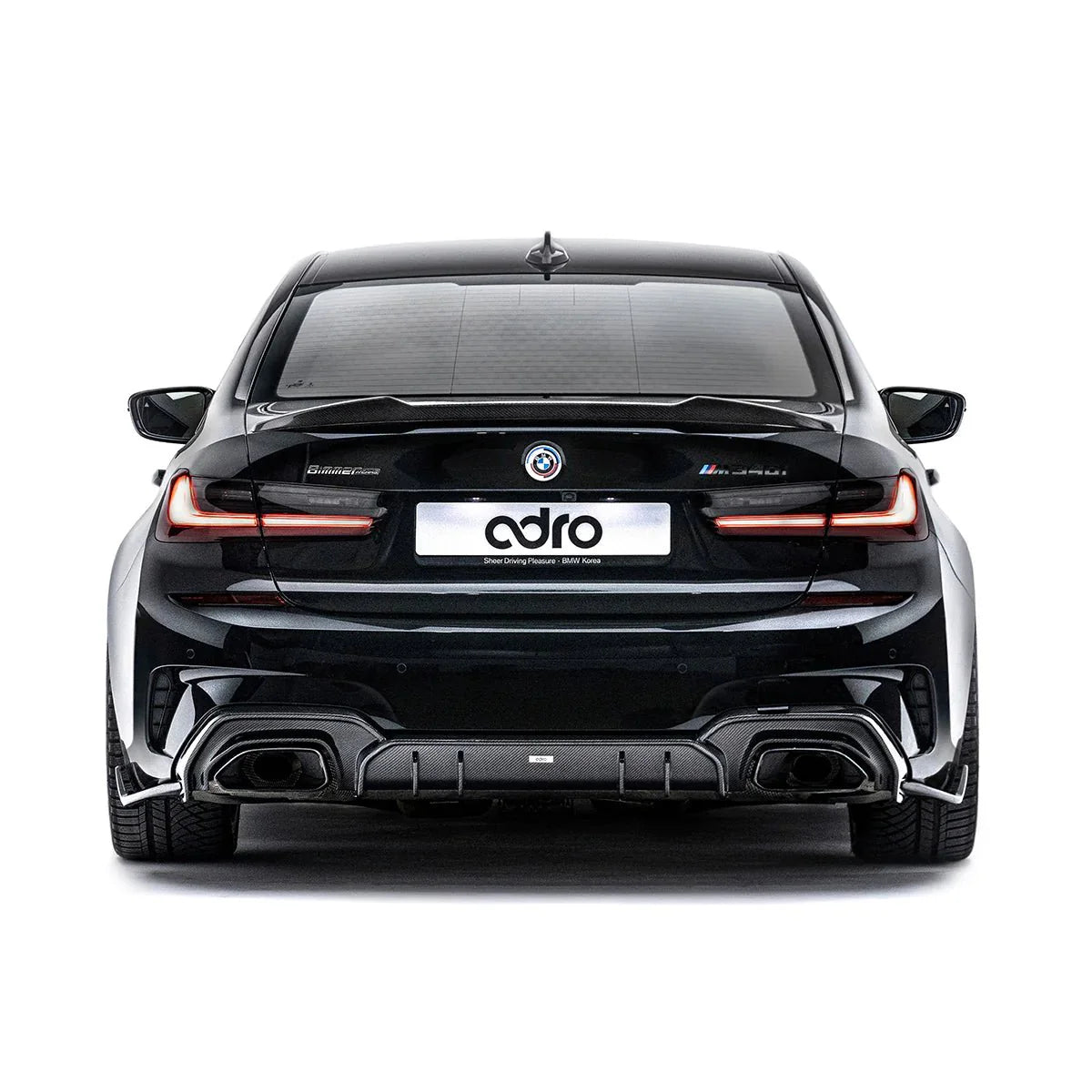 BMW 3 Series M340i G20 (Pre-LCI) Carbon Fibre Rear Diffuser by Adro (2018-2022)