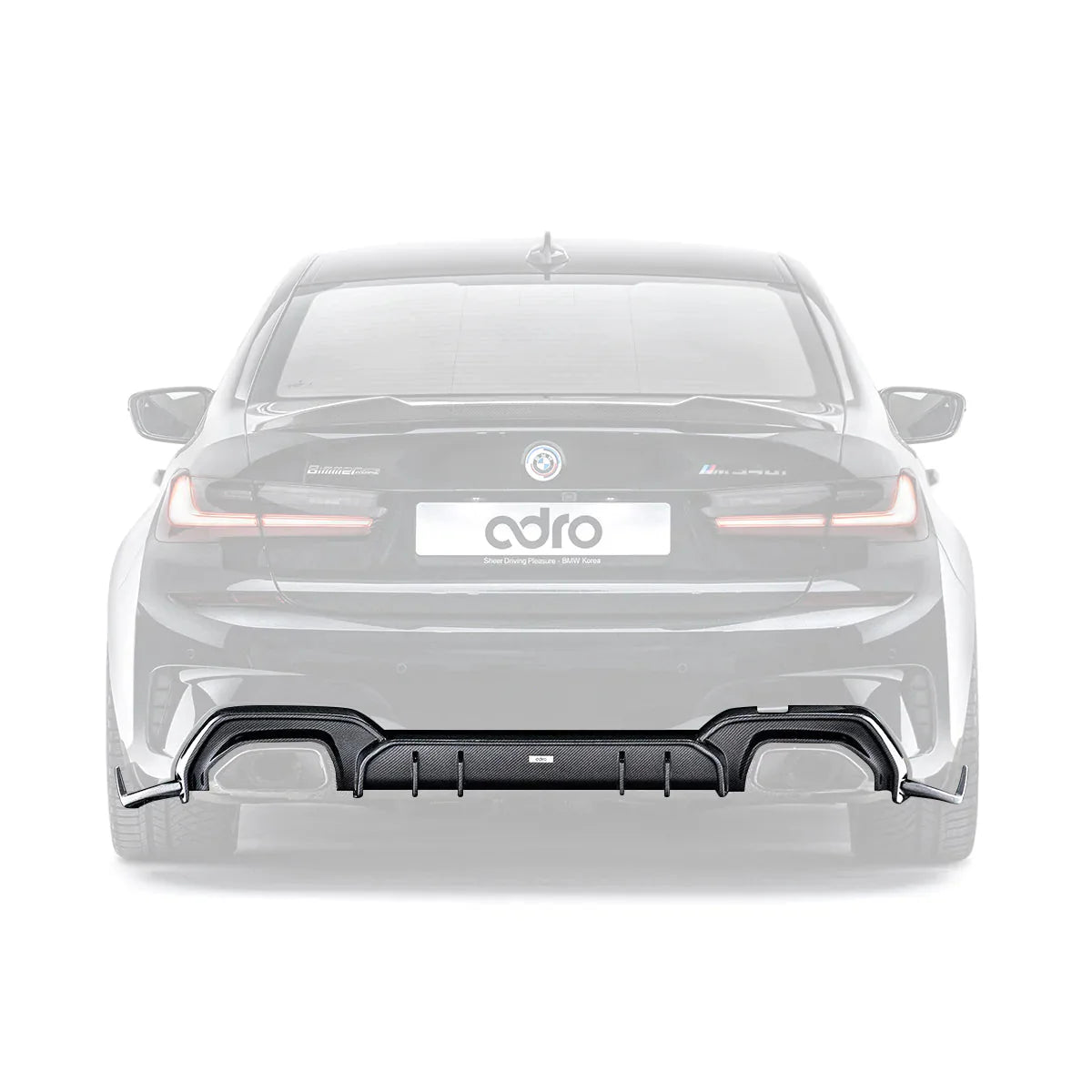 BMW 3 Series M340i G20 (Pre-LCI) Carbon Fibre Rear Diffuser by Adro (2018-2022)
