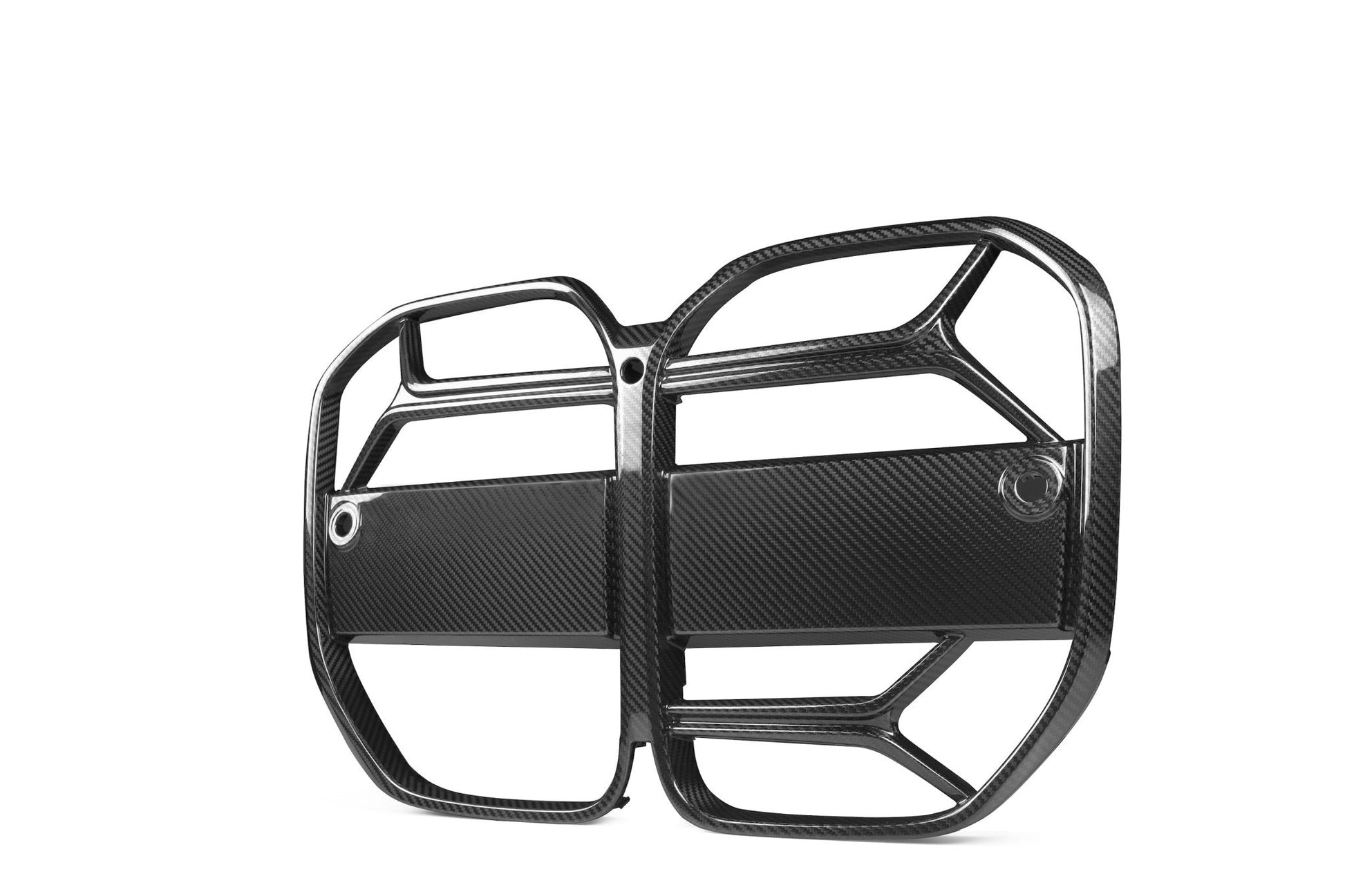 BMW 4 Series G22 G23 Pre-Preg Carbon Fibre T-CSL Front Kidney Grilles with ACC Fitment by FORM (2021+) FORM Industries