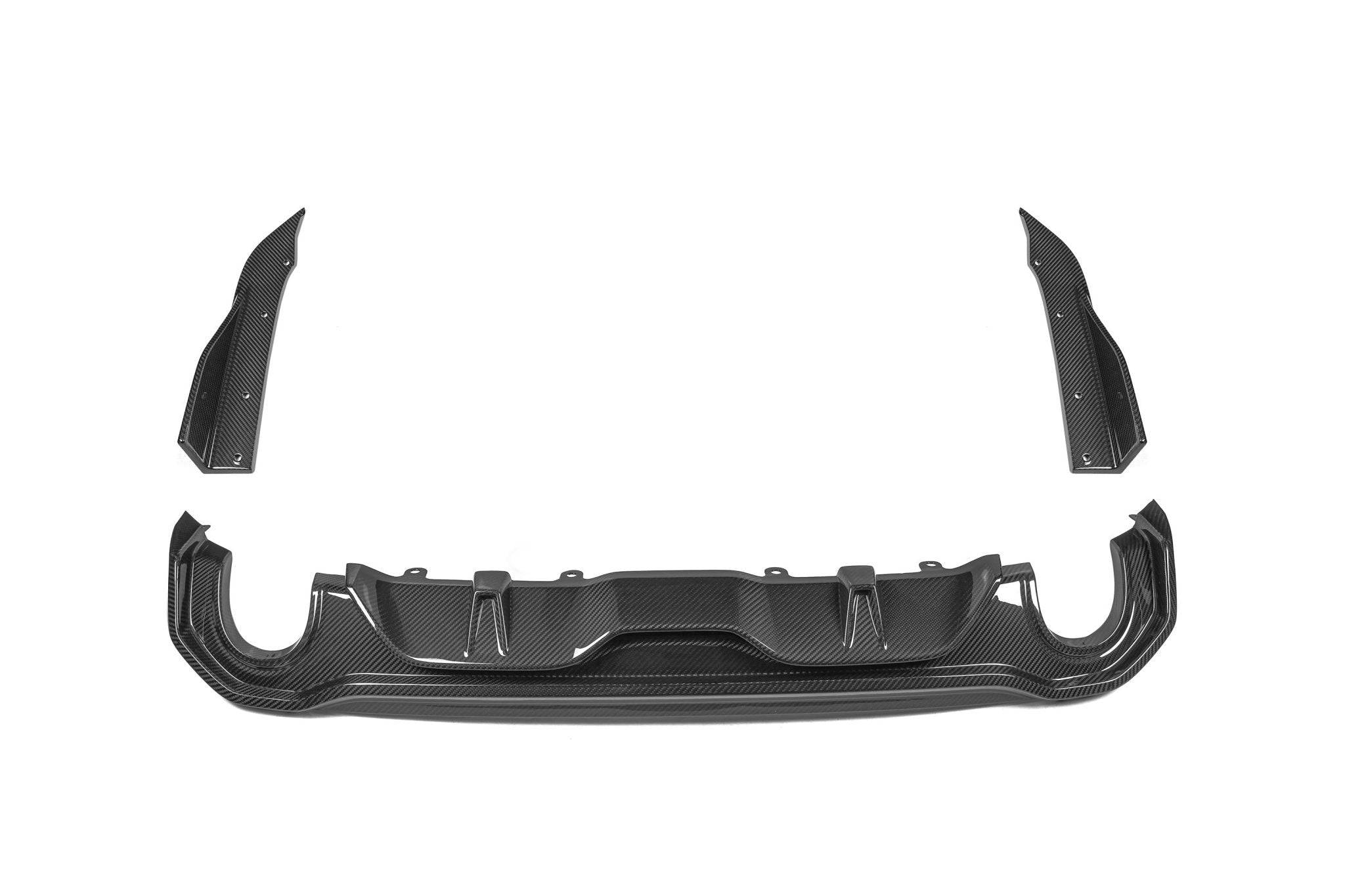 BMW 4 Series Gran Coupe G26 Pre-Preg Carbon Fibre Rear Diffuser Set by FORM (2021+) FORM Industries