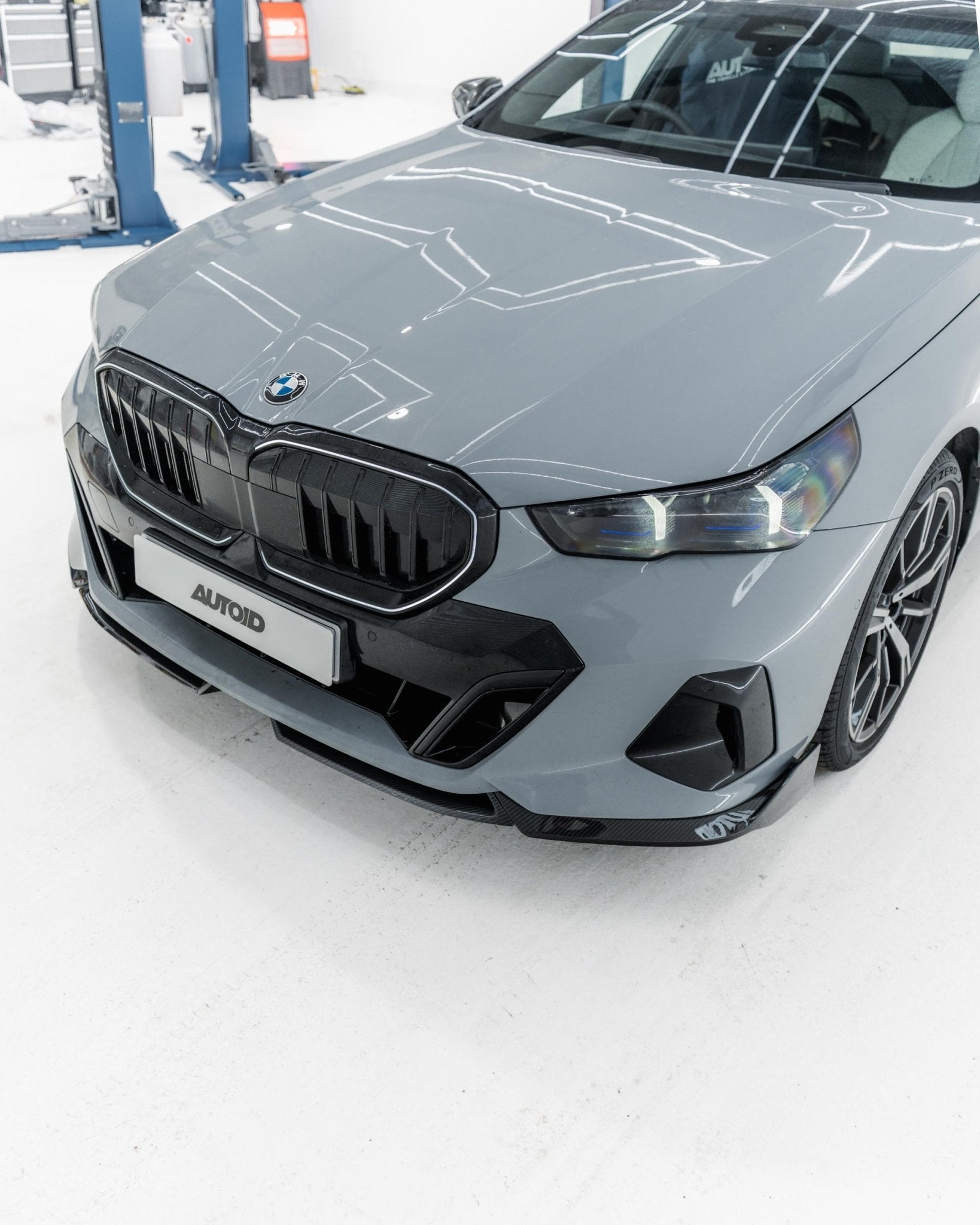 BMW 5 Series G60 G61 M Sport Pre-Preg Carbon Fibre Front Splitter by FORM (2024+) FORM Industries