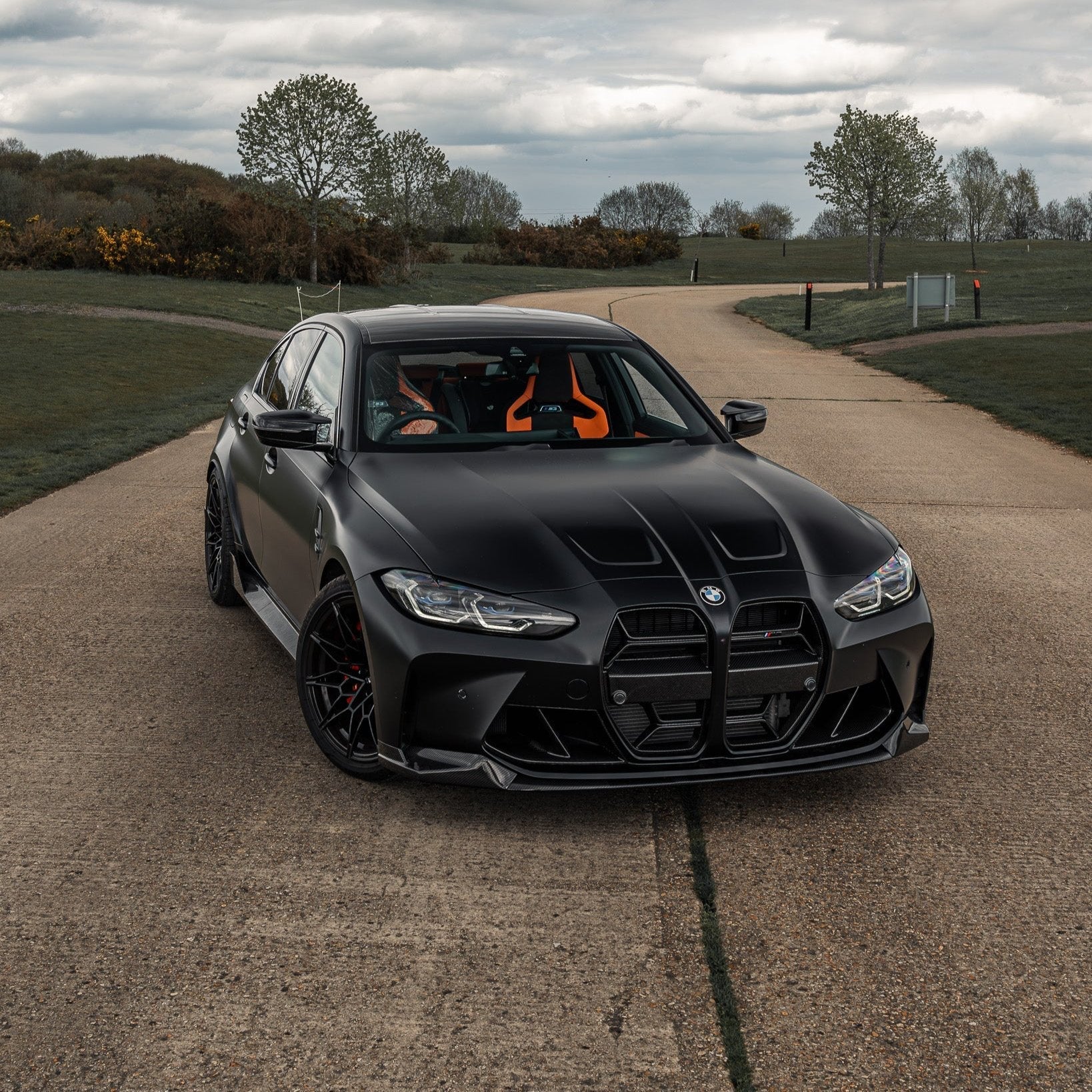 BMW G80 G81 M3 & G82 G83 M4 Pre-Preg Carbon Fibre T-CSL Front Kidney Grilles by FORM (2021+) FORM Industries