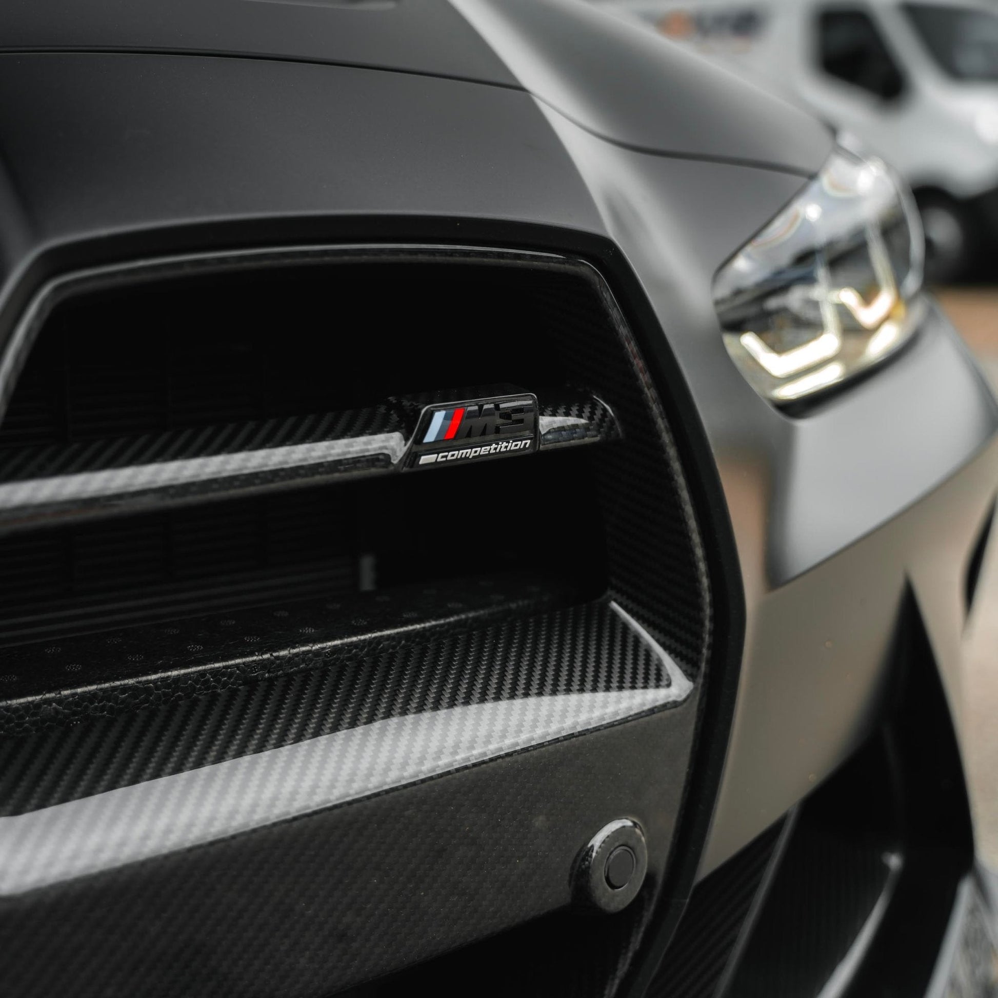 BMW G80 G81 M3 & G82 G83 M4 Pre-Preg Carbon Fibre GT Front Kidney Grilles by FORM (2021+) FORM Industries