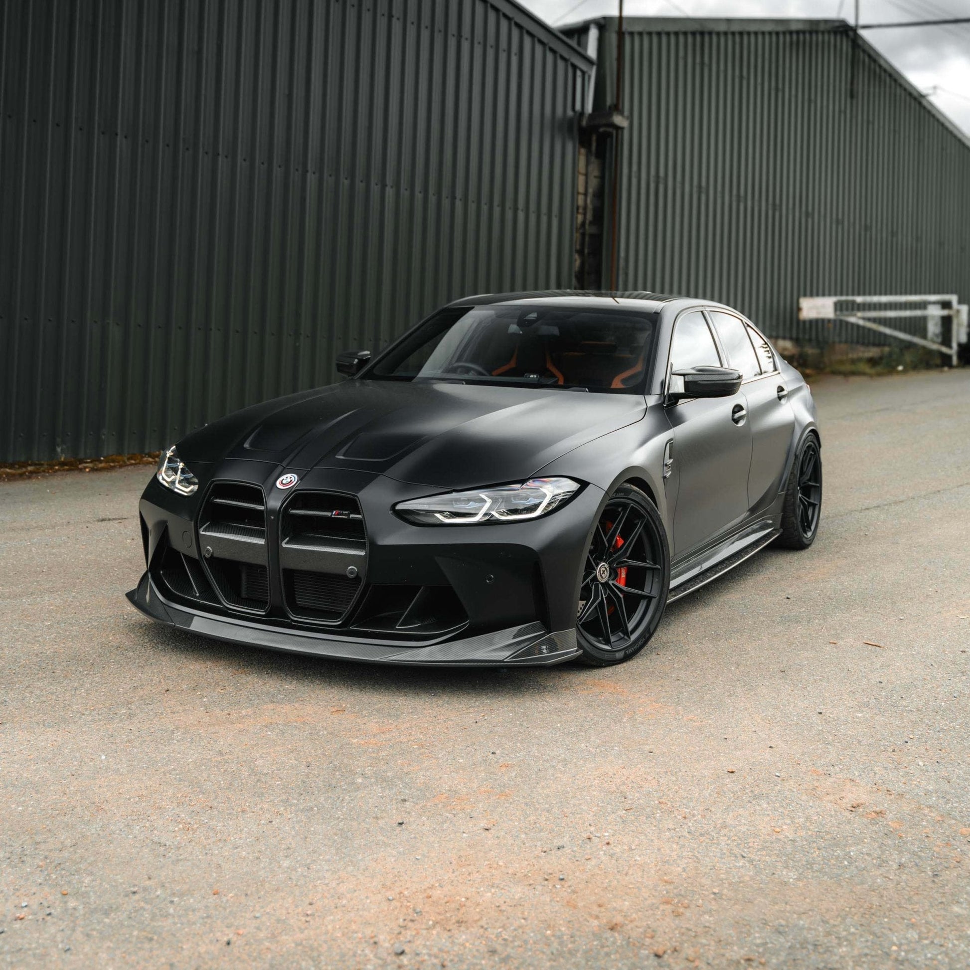 BMW G80 G81 M3 & G82 G83 M4 Pre-Preg Carbon Fibre GT Front Kidney Grilles by FORM (2021+) FORM Industries