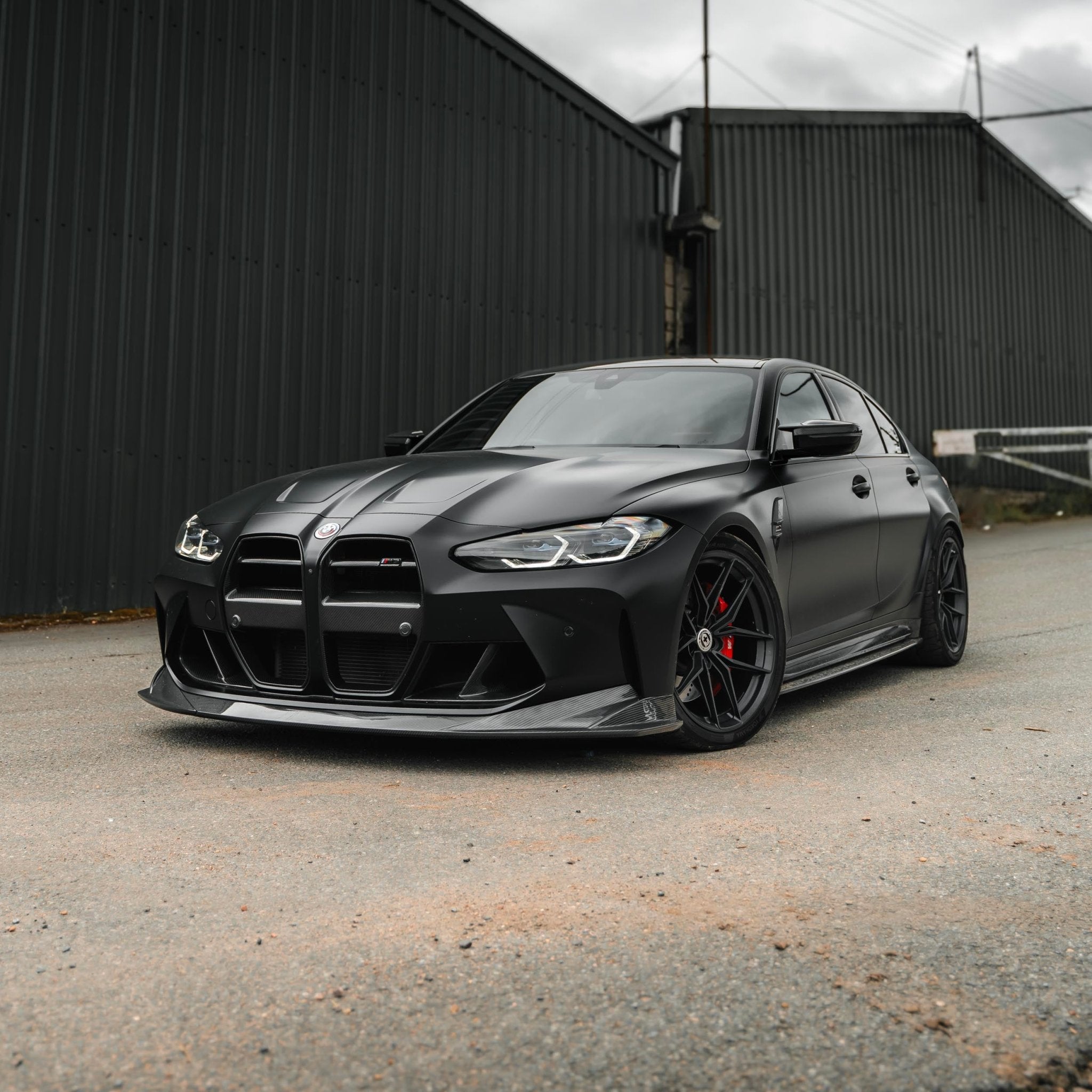 BMW G80 G81 M3 & G82 G83 M4 Pre-Preg Carbon Fibre GT Front Kidney Grilles by FORM (2021+) FORM Industries