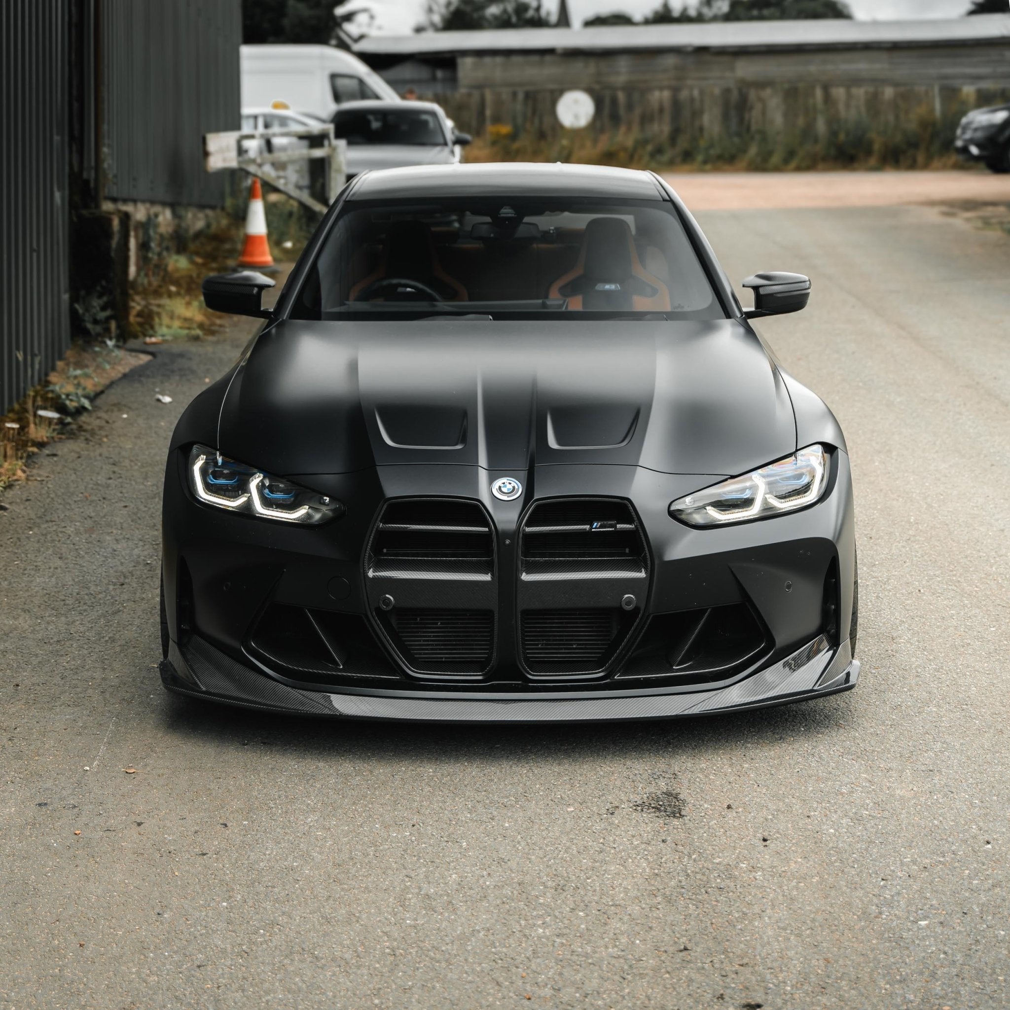 BMW G80 G81 M3 & G82 G83 M4 Pre-Preg Carbon Fibre GT Front Kidney Grilles by FORM (2021+) FORM Industries