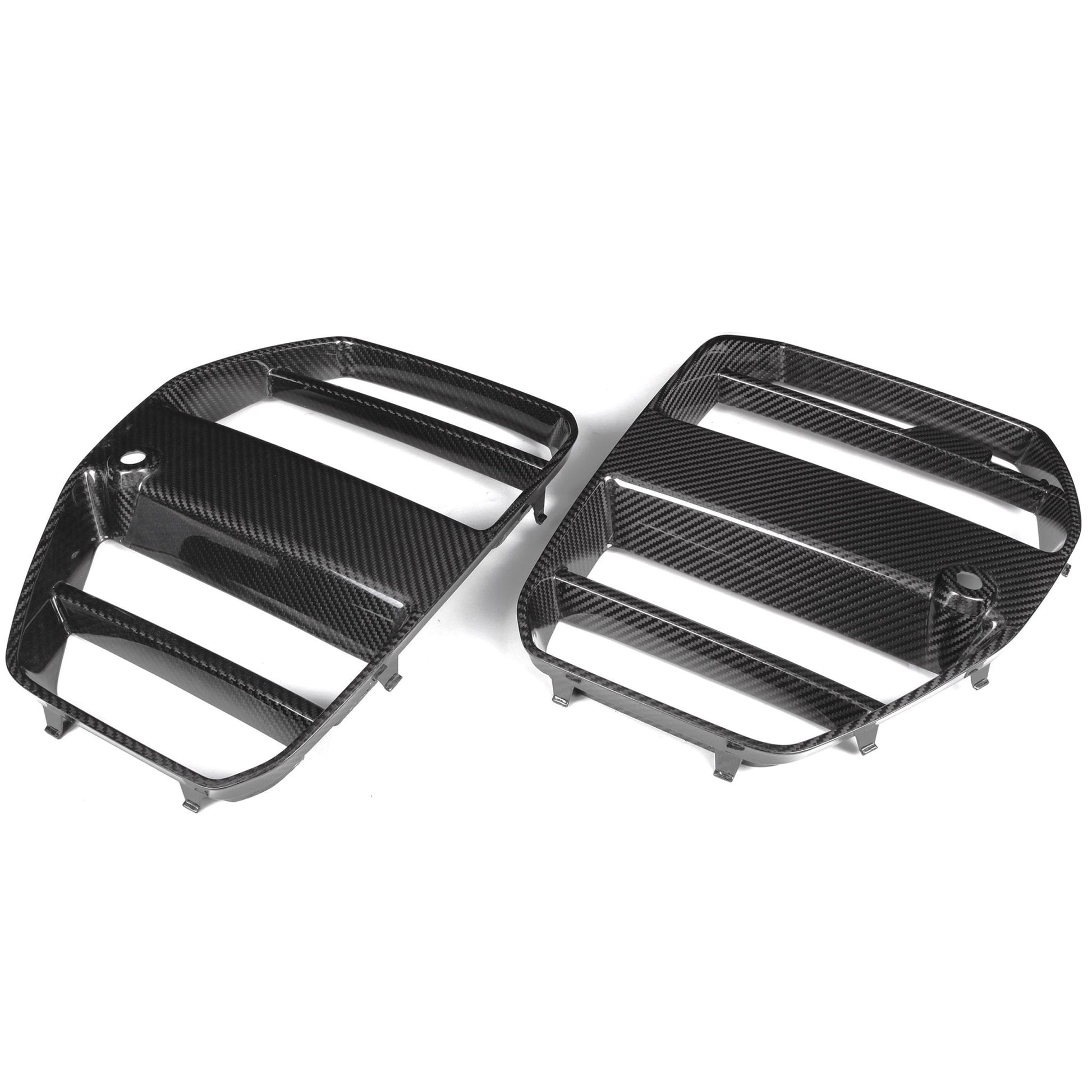 BMW G80 G81 M3 & G82 G83 M4 Pre-Preg Carbon Fibre GT Front Kidney Grilles by FORM (2021+) FORM Industries
