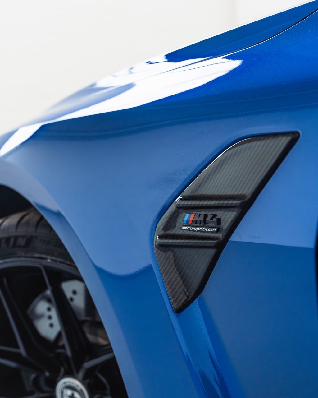 BMW G80 G81 M3 Pre-Preg Carbon Fibre Side Fender Badge Covers by FORM (2021+) FORM Industries