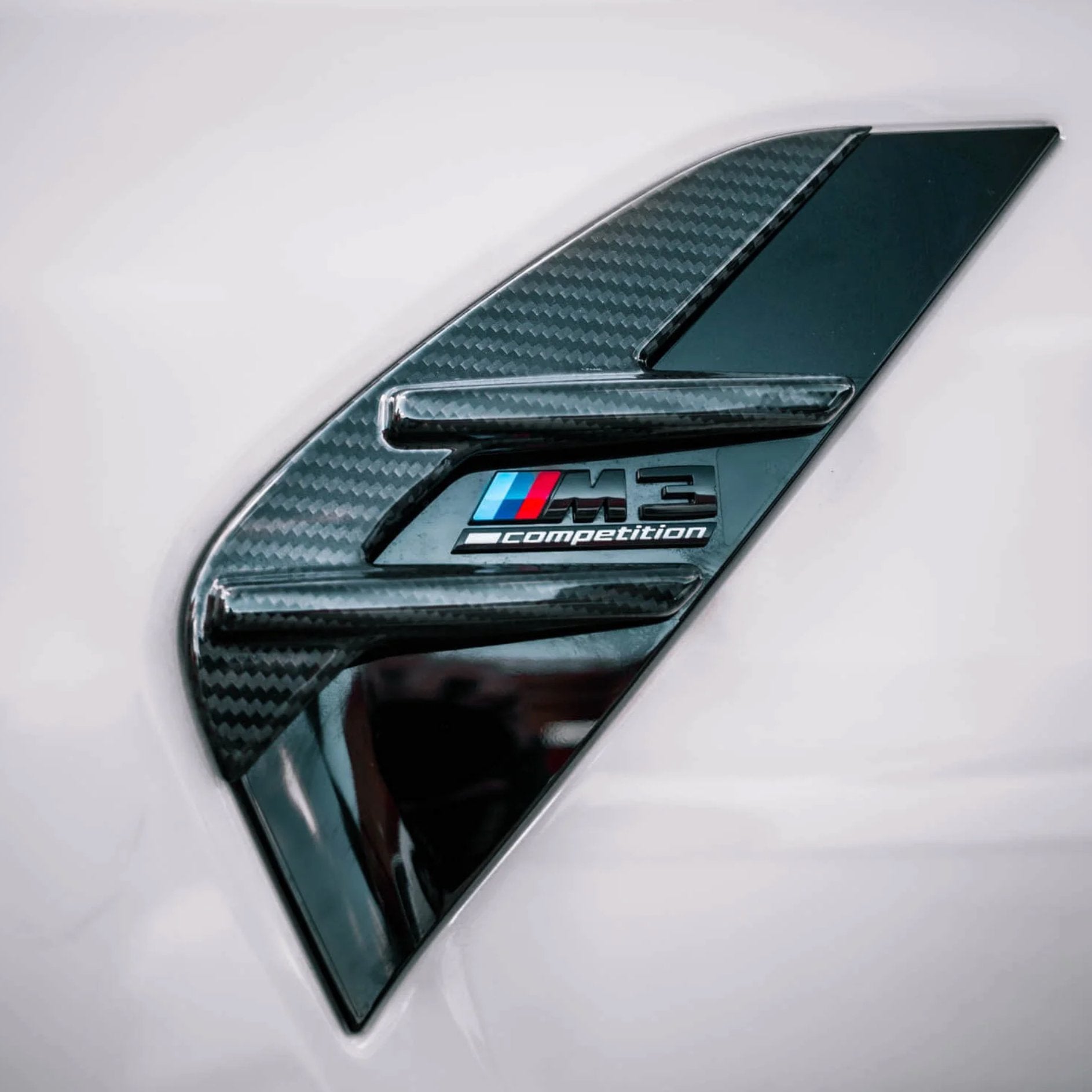 BMW G80 G81 M3 Pre-Preg Carbon Fibre Side Fender Trim Covers by FORM (2021+) FORM Industries