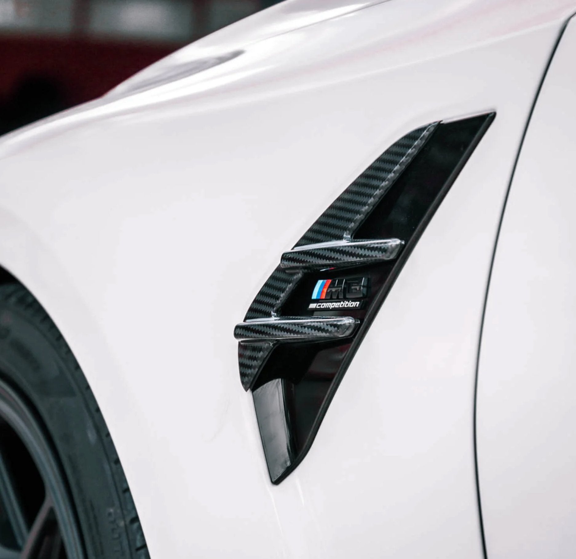 BMW G82 G83 M4 Pre-Preg Carbon Fibre Side Fender Trim Covers by FORM (2021+) FORM Industries