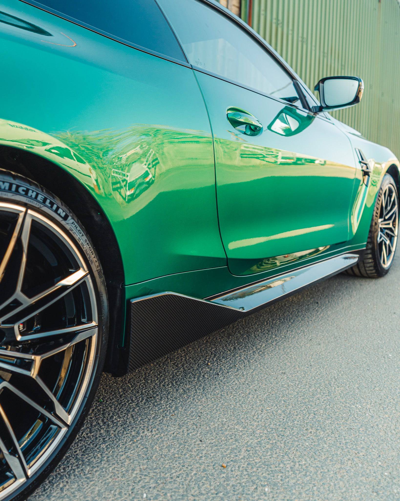 BMW G80 M3 Pre-Preg Carbon Fibre Side Skirts by FORM (2021+) FORM Industries