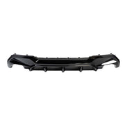 BMW M135i & 1 Series Dual Exit (128ti, 120d, 120i) F40 EVO-1 Gloss Black Rear Diffuser by ZAERO (2019-2024)