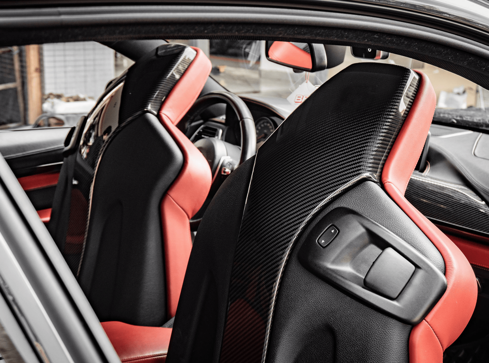 BMW M2 Competition F87, M3 F80 & M4 F82 Pre-Preg Carbon Fibre Seat Back Covers by FORM (2015-2021) FORM Industries