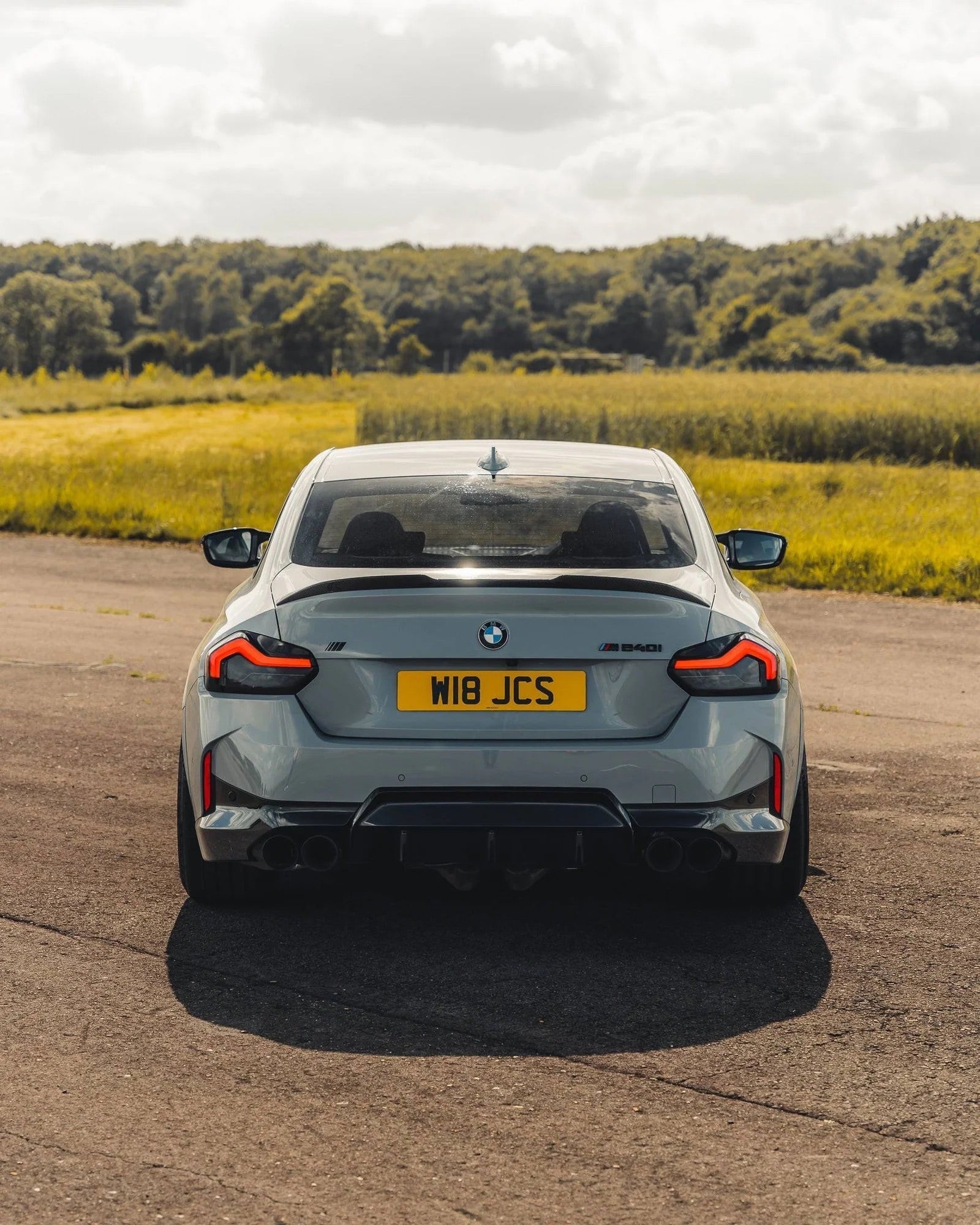 BMW M2 G87, 2 Series & M240i G42 Gloss Black CS Rear Spoiler by FORM (2021+) FORM Industries