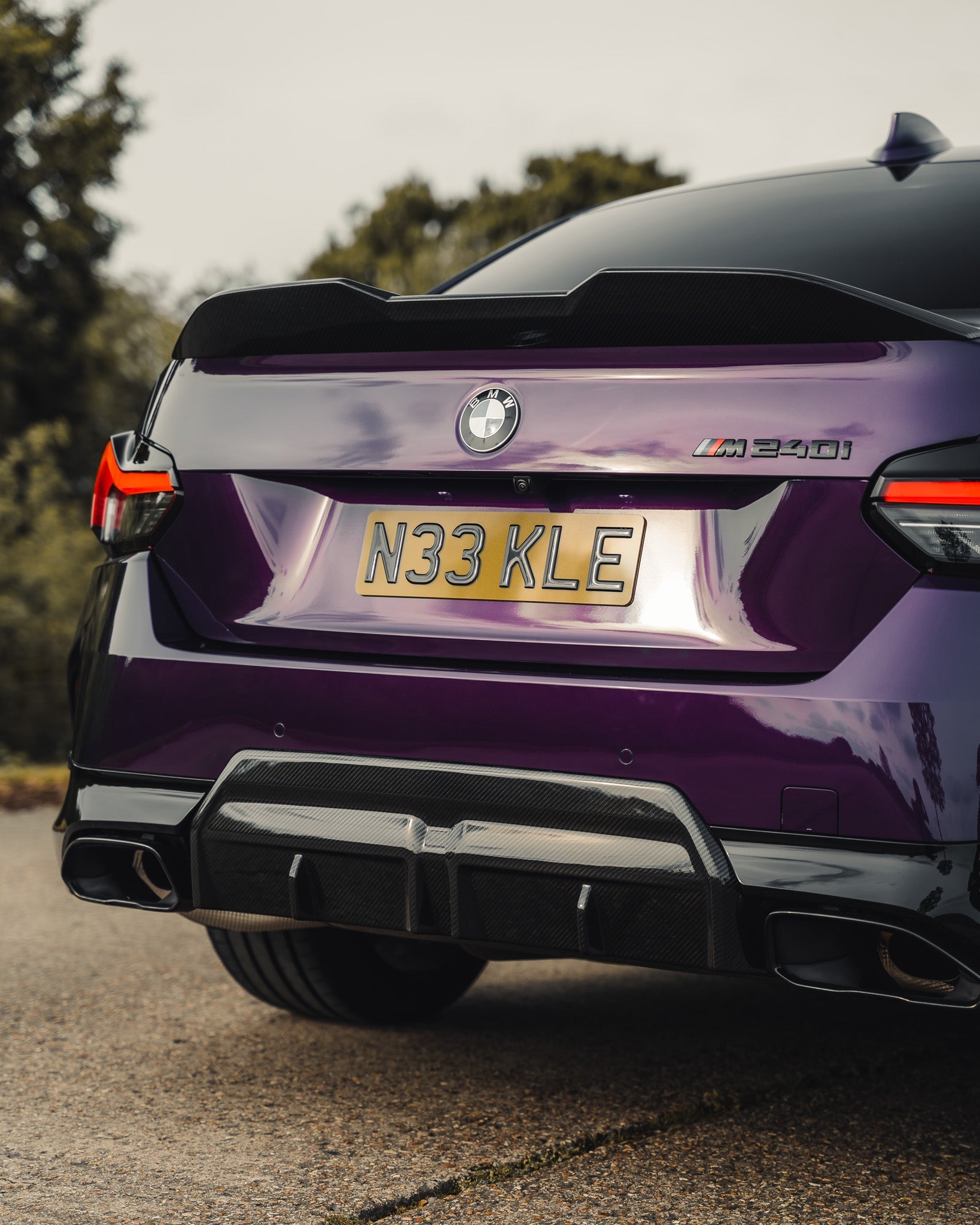 BMW M2 G87, 2 Series & M240i G42 Pre-preg Carbon Fibre Rear Spoiler by FORM (2021+) FORM Industries