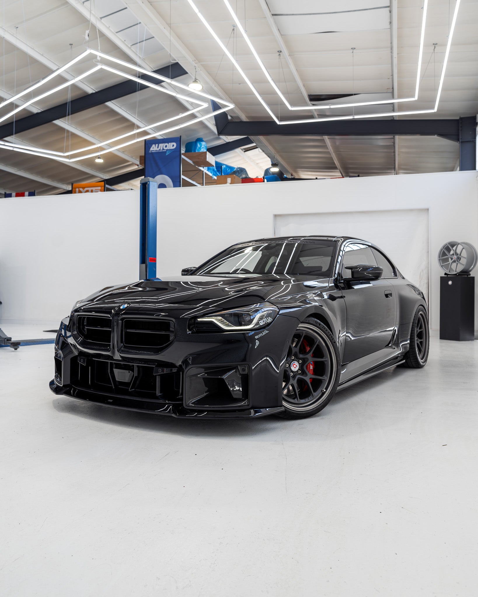 BMW M2 G87 EVO-S Gloss Black Front Grilles by ZAERO (2023+)
