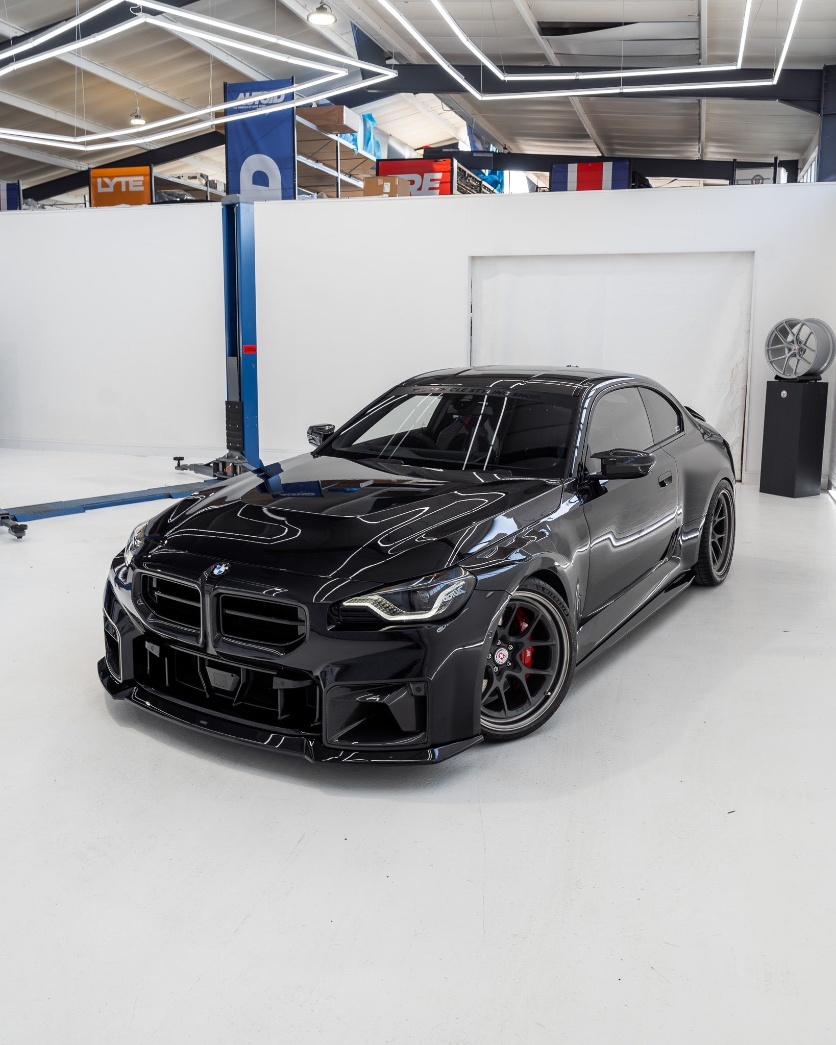 BMW M2 G87 EVO-S Gloss Black Front Grilles by ZAERO (2023+)
