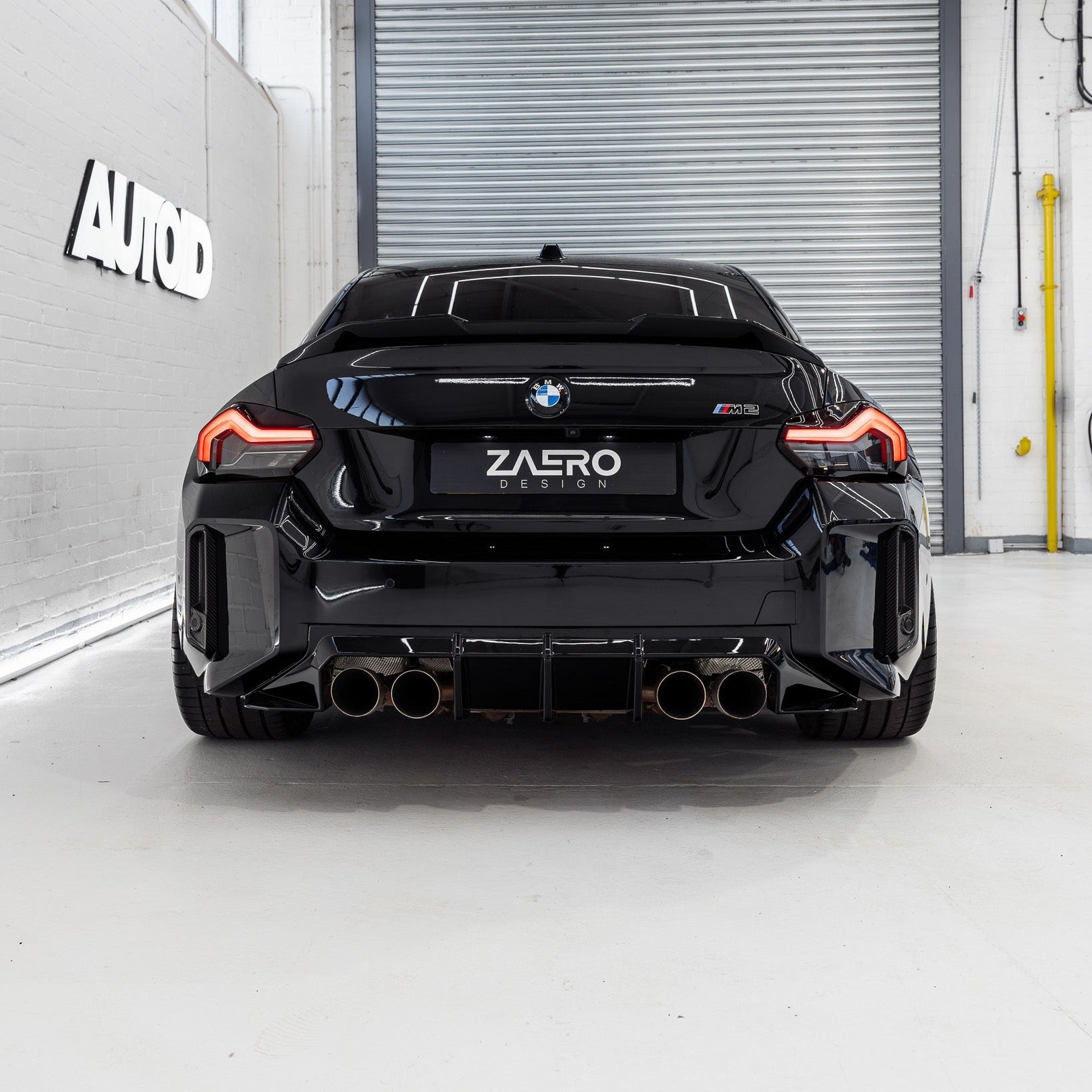 BMW M2 G87 EVO-S Gloss Black Rear Spoiler Lip by ZAERO (2023+)