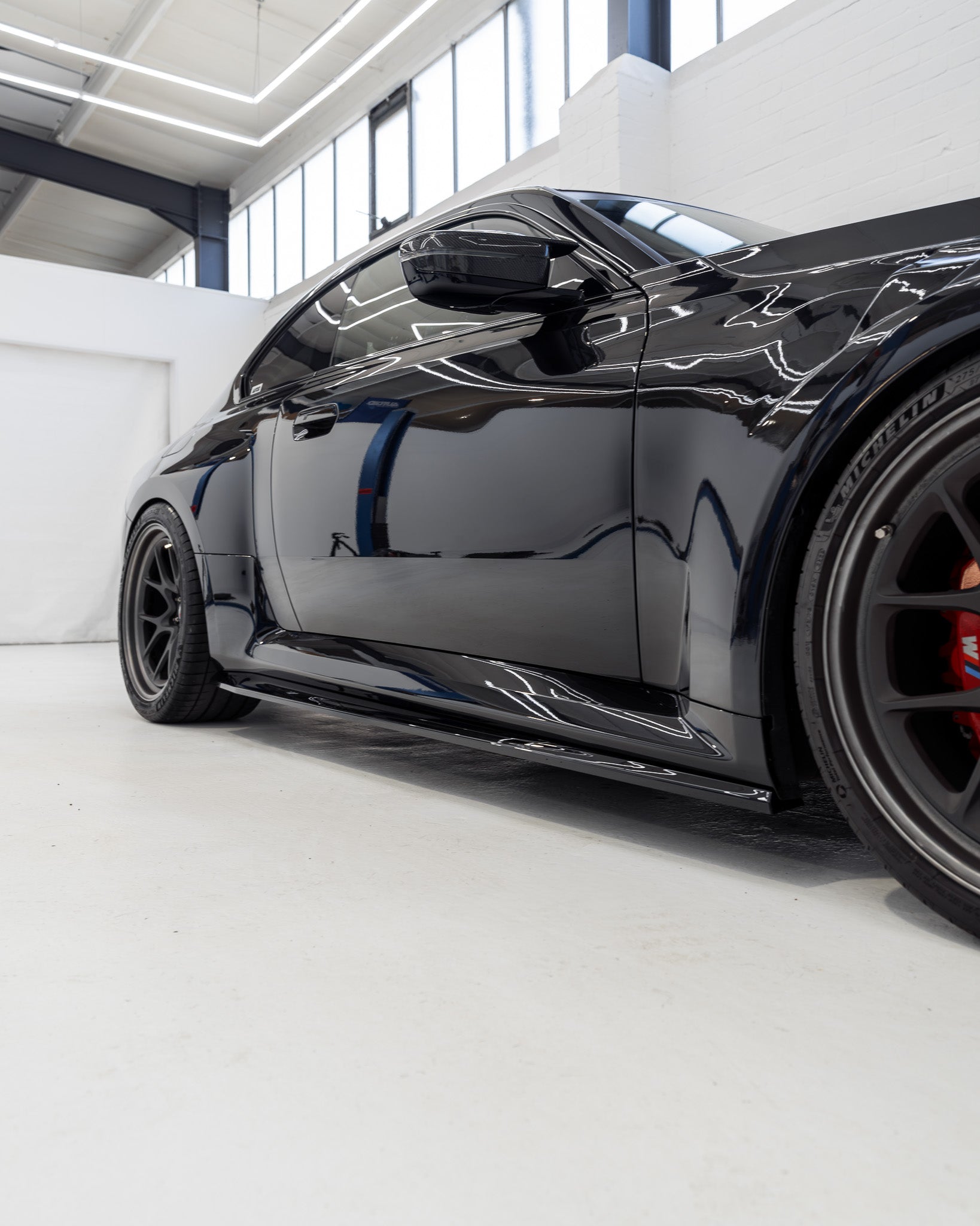 BMW M2 G87 EVO-S Gloss Black Side Skirts by ZAERO (2023+)