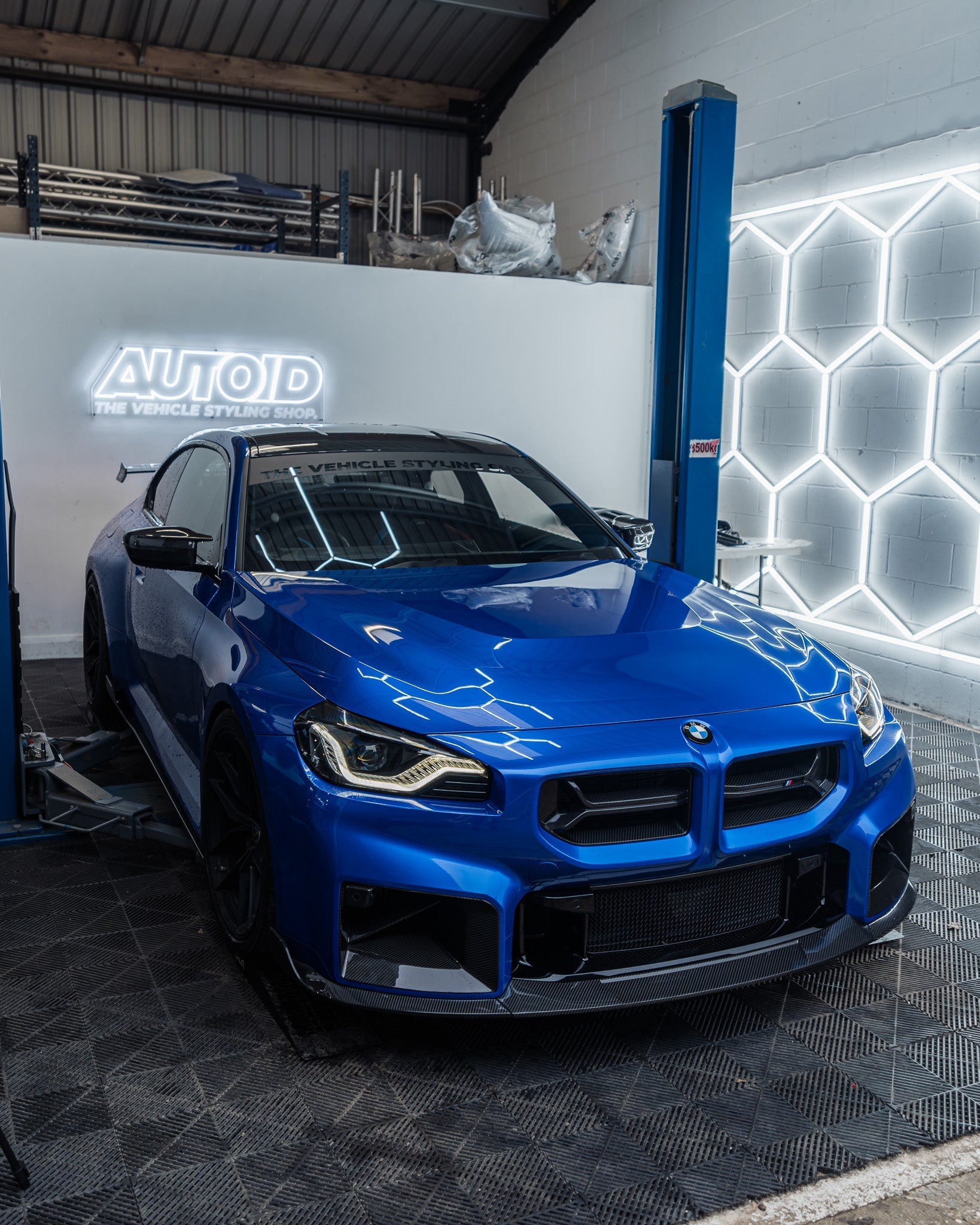 BMW M2 G87 Gloss Black Painted Front Grille Emblem by FORM (2023+) FORM Industries