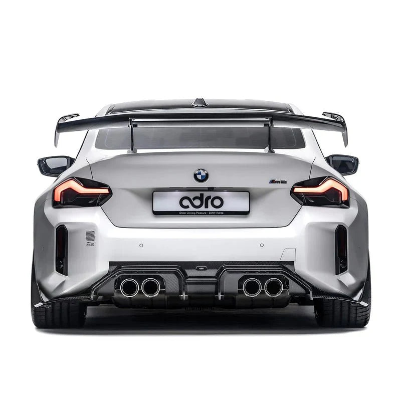 BMW M2 G87 Pre-Preg Carbon Fibre AT-R3 Swan Neck Rear Wing by Adro (2023+)