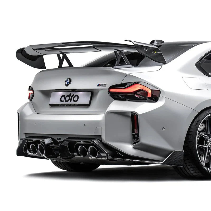 BMW M2 G87 Pre-Preg Carbon Fibre AT-R3 Swan Neck Rear Wing by Adro (2023+)